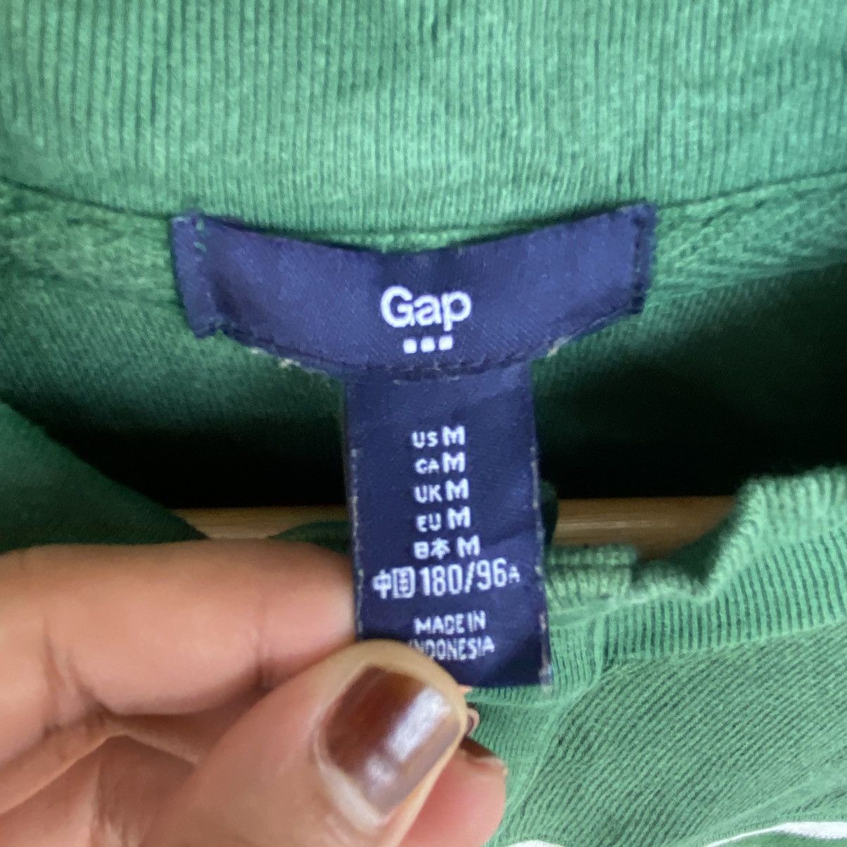 Other Vintage Gap Long Sleeve Button T-Shirt Green Pullover Size M Size M / US 6-8 / IT 42-44 - 5 Thumbnail