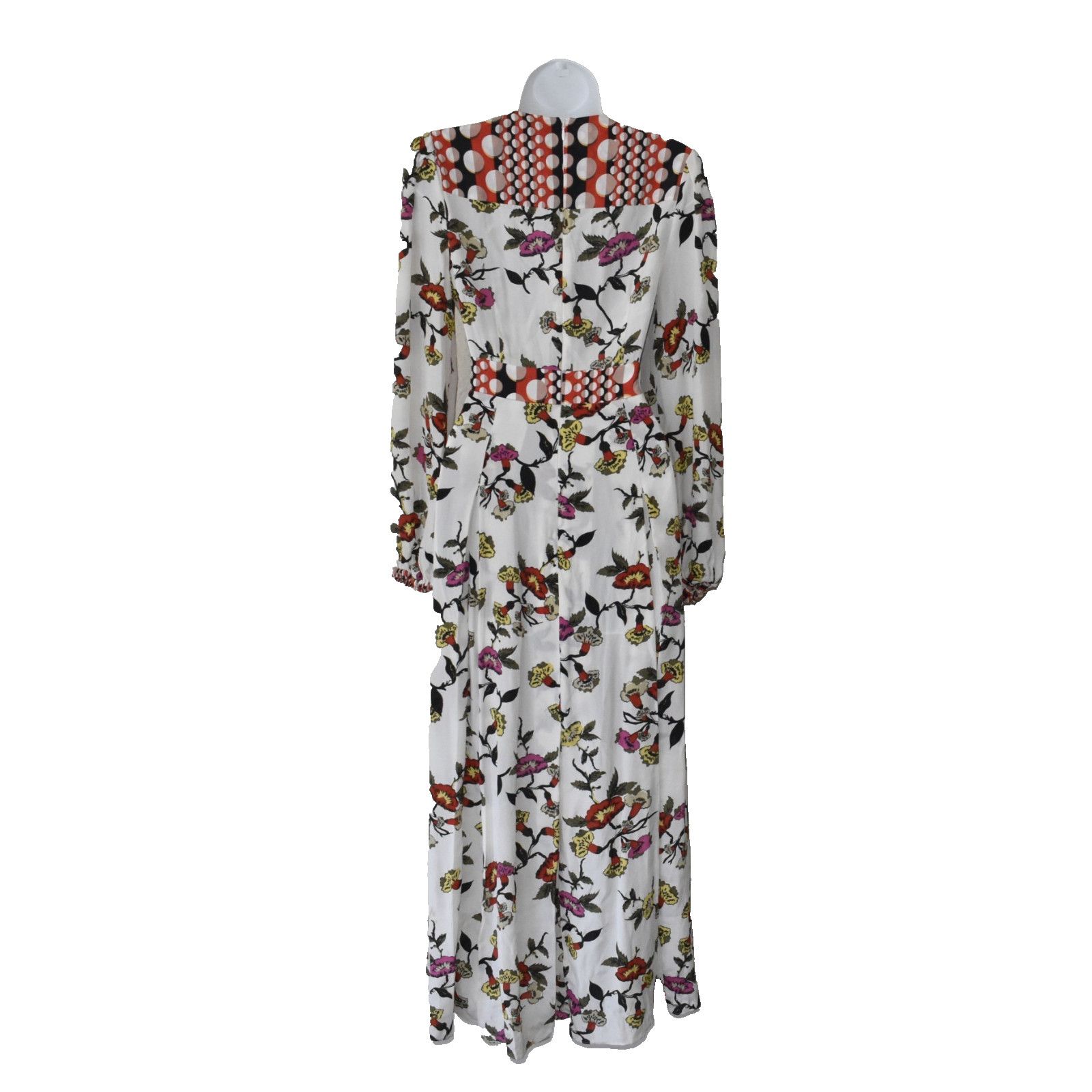 Diane von Furstenberg DIANE VON FURSTENBERG Anjali Silk Blend Floral Midi Dress 6 Size M / US 6-8 / IT 42-44 - 3 Thumbnail