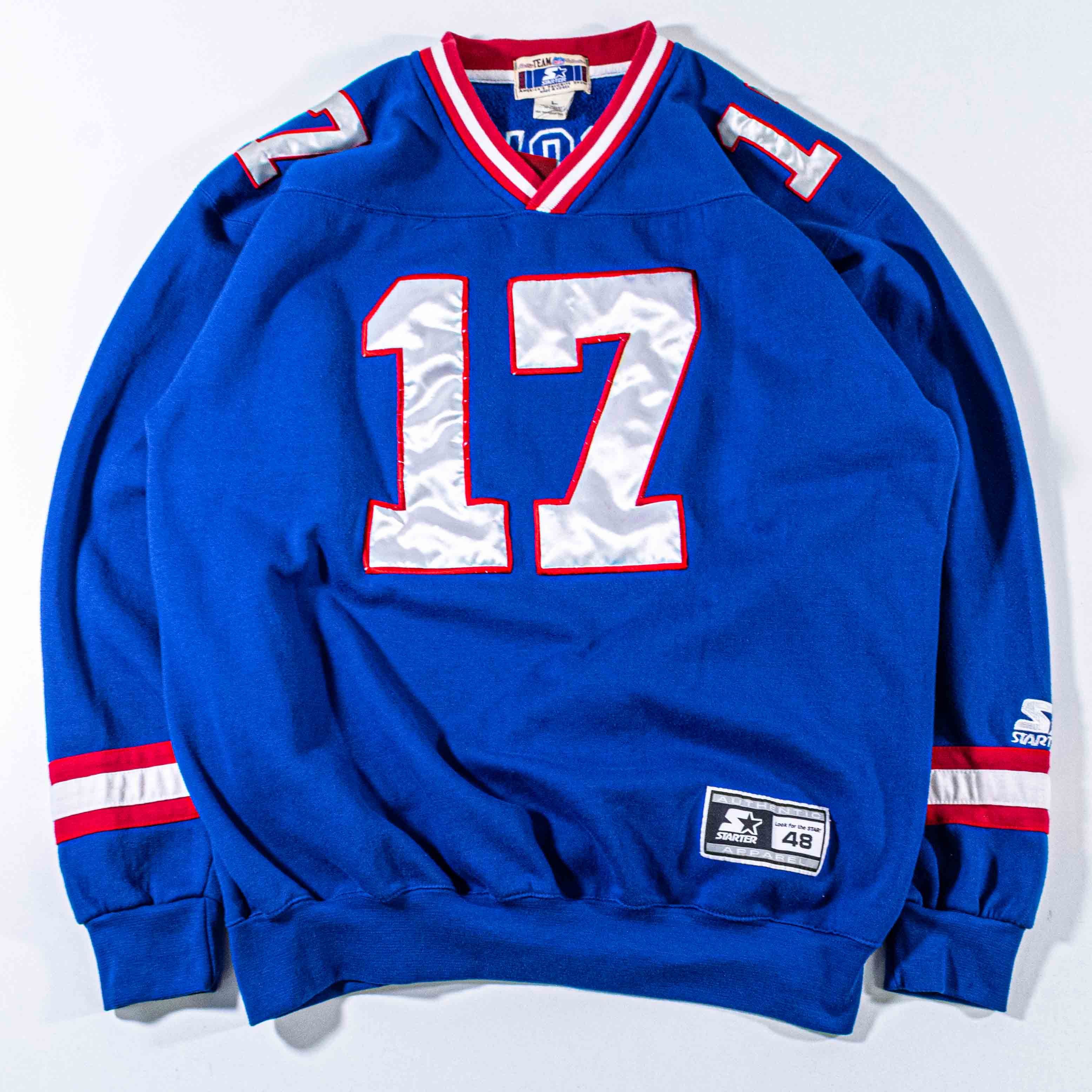 Starter 90s Starter New York Giants Dave Brown Sweatshirt Jersey NFL Size US L / EU 52-54 / 3 - 1 Thumbnail