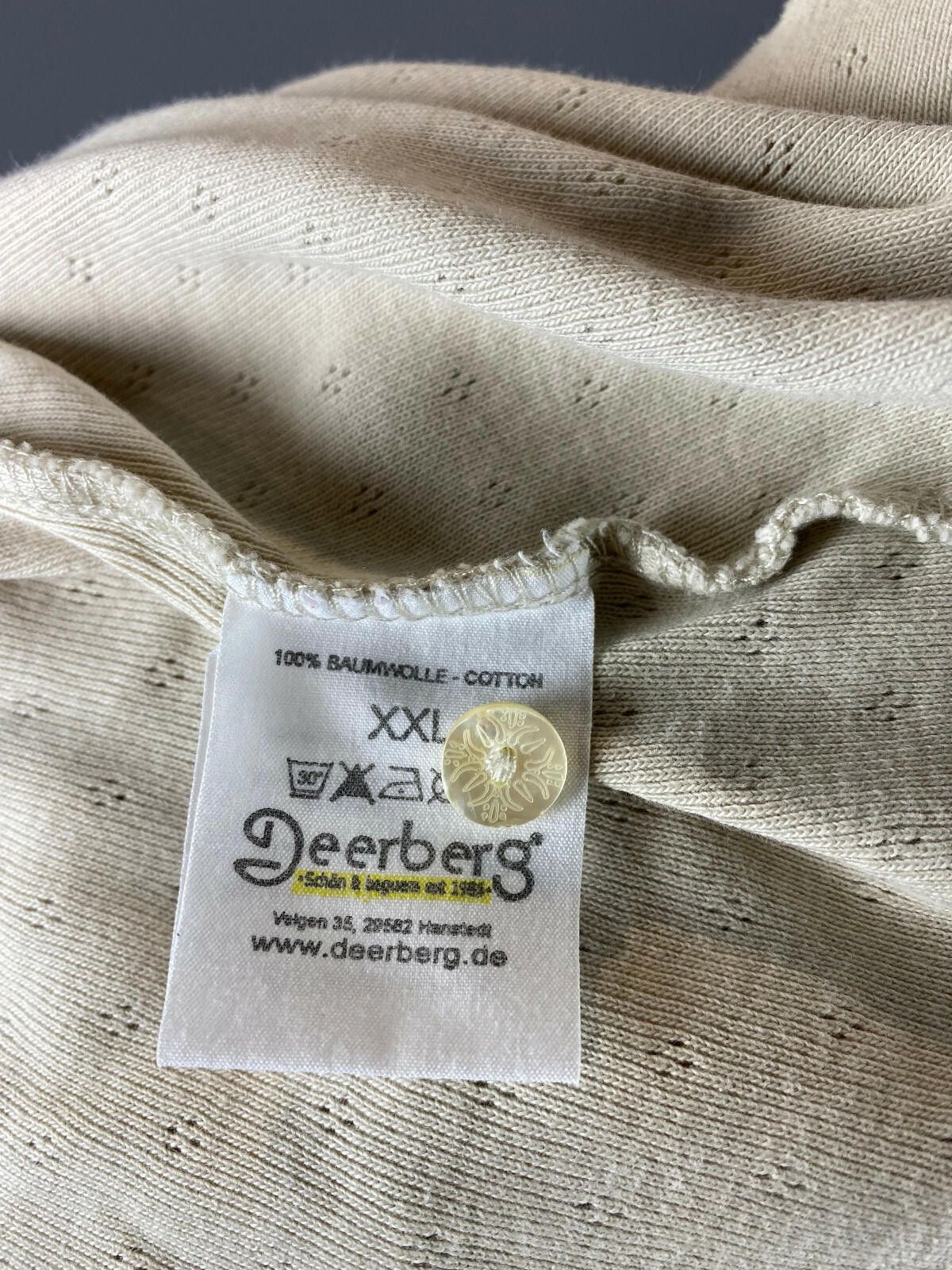 Designer Deerberg by Oska Ivory Button Down Sweater Size XXL 2XL Size XXL / US 16-18 / IT 52-54 - 10 Thumbnail