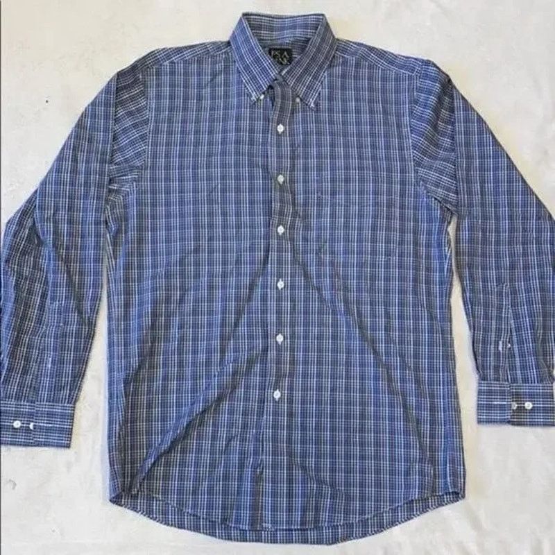 Jos. A. Bank Jos. A. Bank Buffalo Plaid Button Front Shirt | Sz M Size US M / EU 48-50 / 2 - 2 Thumbnail
