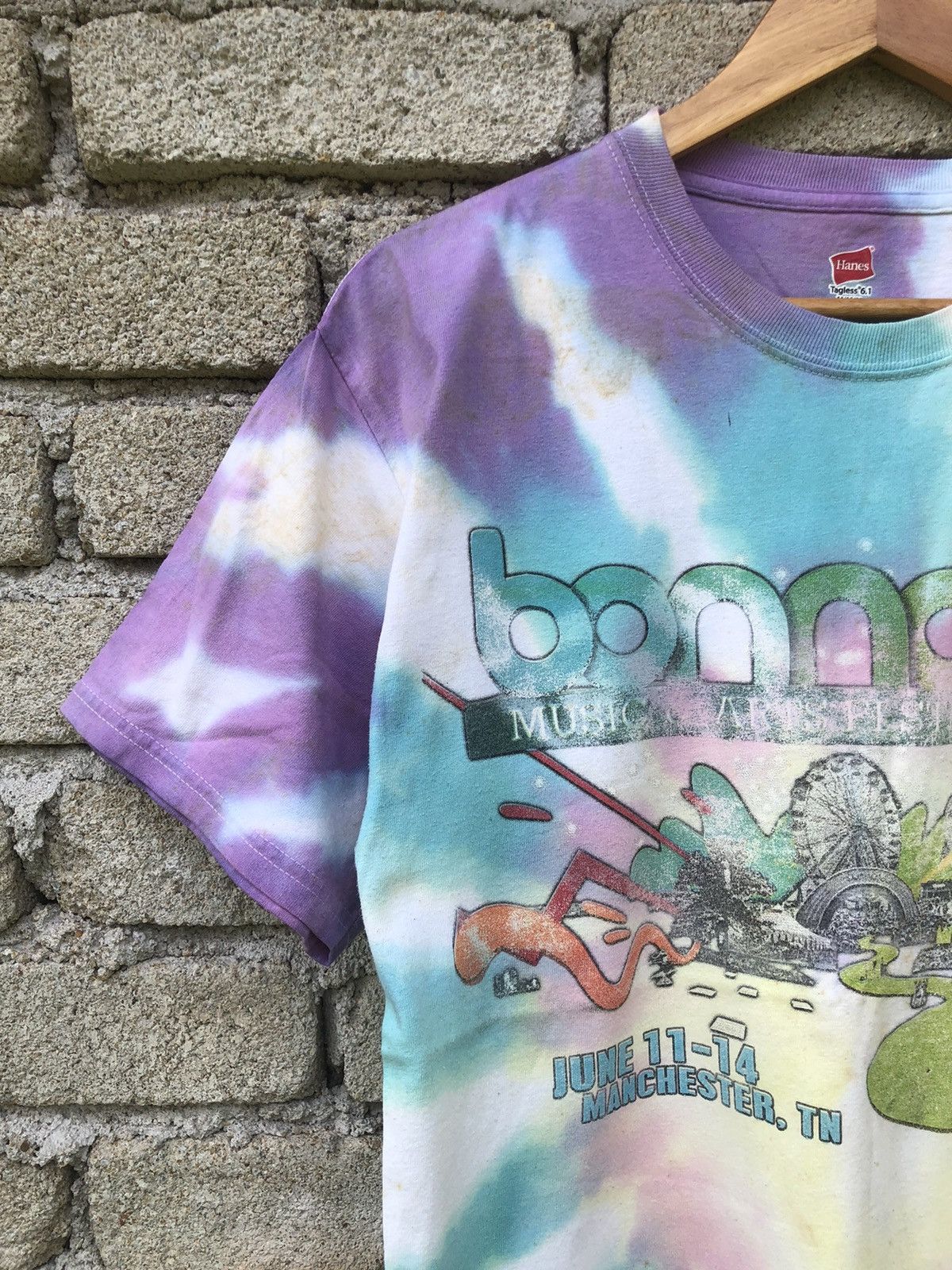 Band Tees Vintage Y2K Music Festival Bonnaroo Nine Inch Nails Tye Dye Size US M / EU 48-50 / 2 - 5 Thumbnail