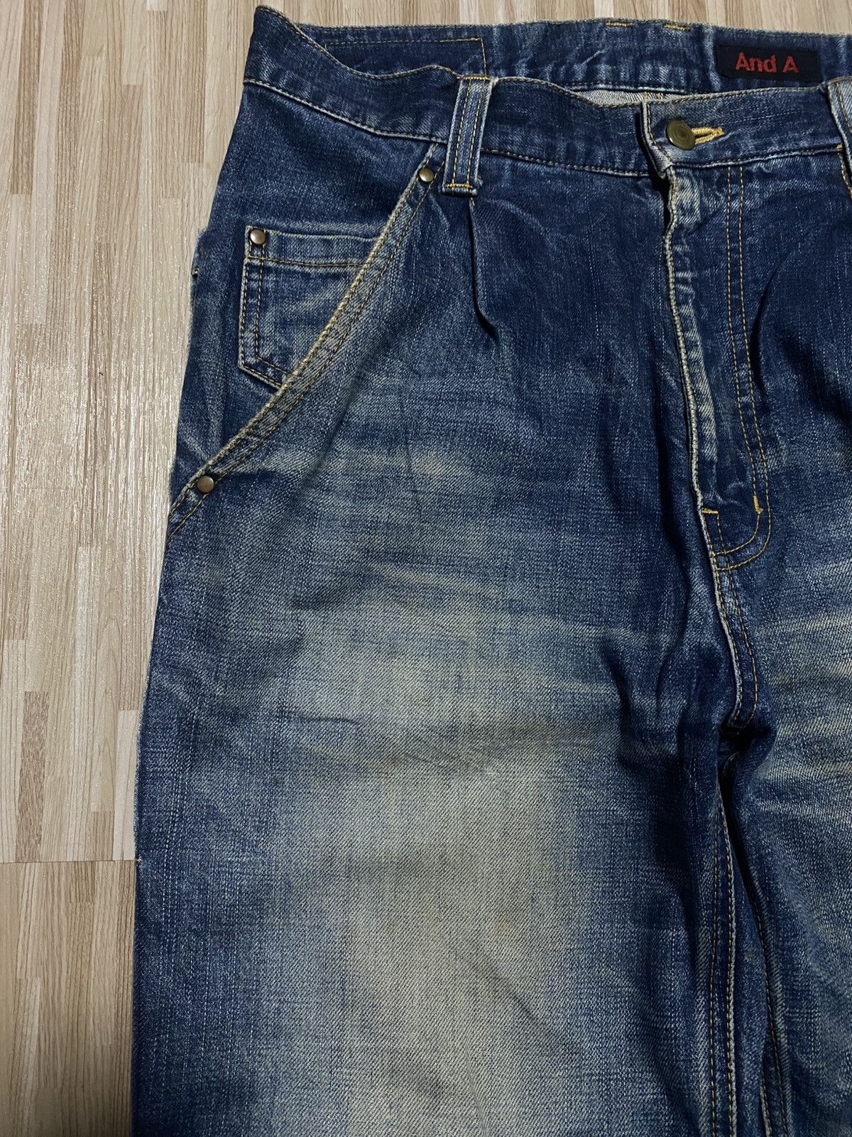Vintage 💥FLARE 90s RARE BACK POCKET💥 Size US 31 - 5 Thumbnail