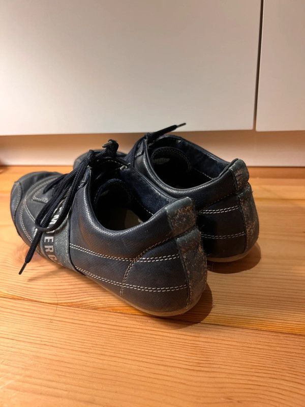 Dirk Bikkembergs Black Leather Trainers Soccer Shoes Football Sneakers y2k Size US 6 / EU 39 - 5 Thumbnail