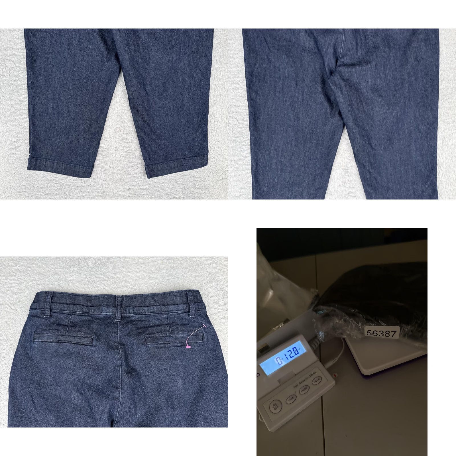 Vintage St. John's Bay Jeans Capri Womens 6 Blue Dark Wash Mid Rise Stretch Denim 28x19 Size 28" / US 6 / IT 42 - 10 Thumbnail