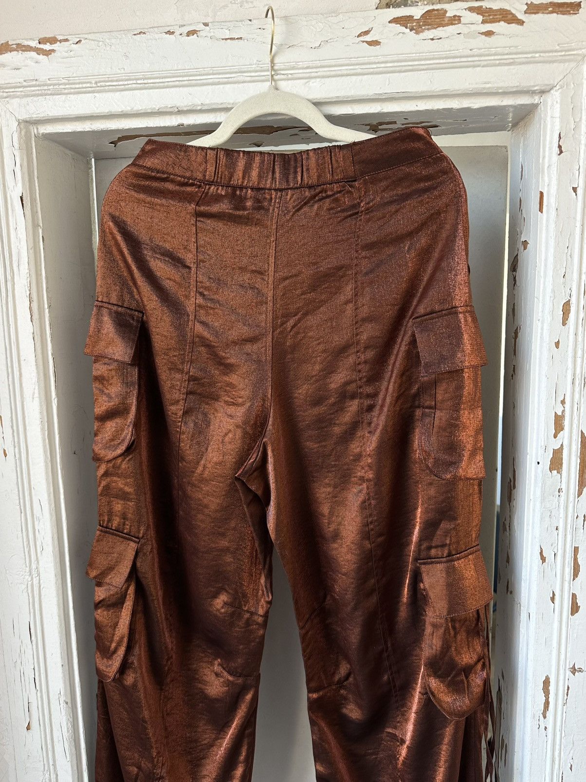 20471120 × Beauty Beast × Vintage Vintage Cargo Bondage Bronze Pants Size 32" / US 10 / IT 46 - 8 Thumbnail