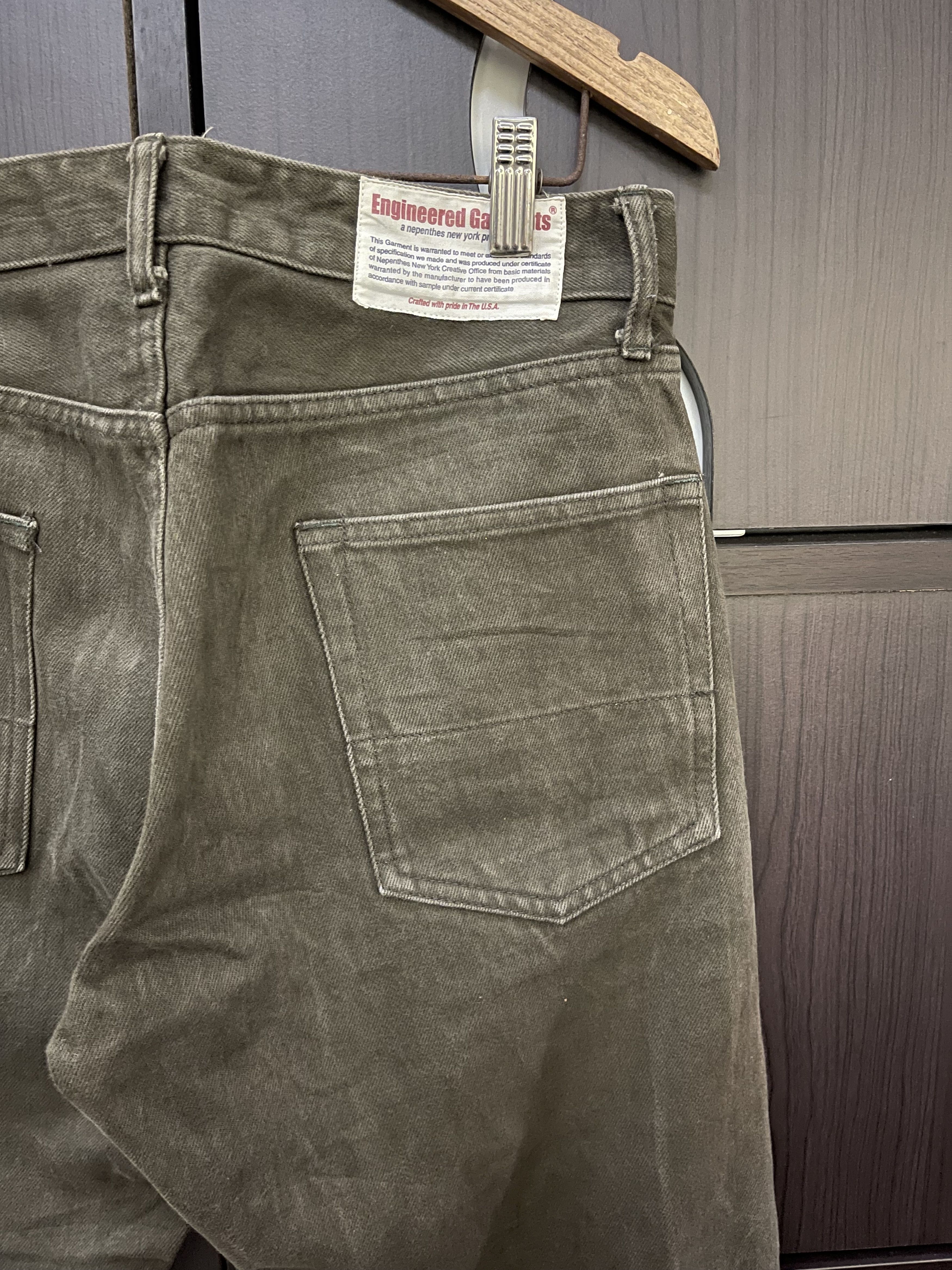 Engineered Garments × Japanese Brand × Nepenthes Engineered Garments Dirty Colour Ultra Heavy Denim Size US 30 / EU 46 - 7 Thumbnail