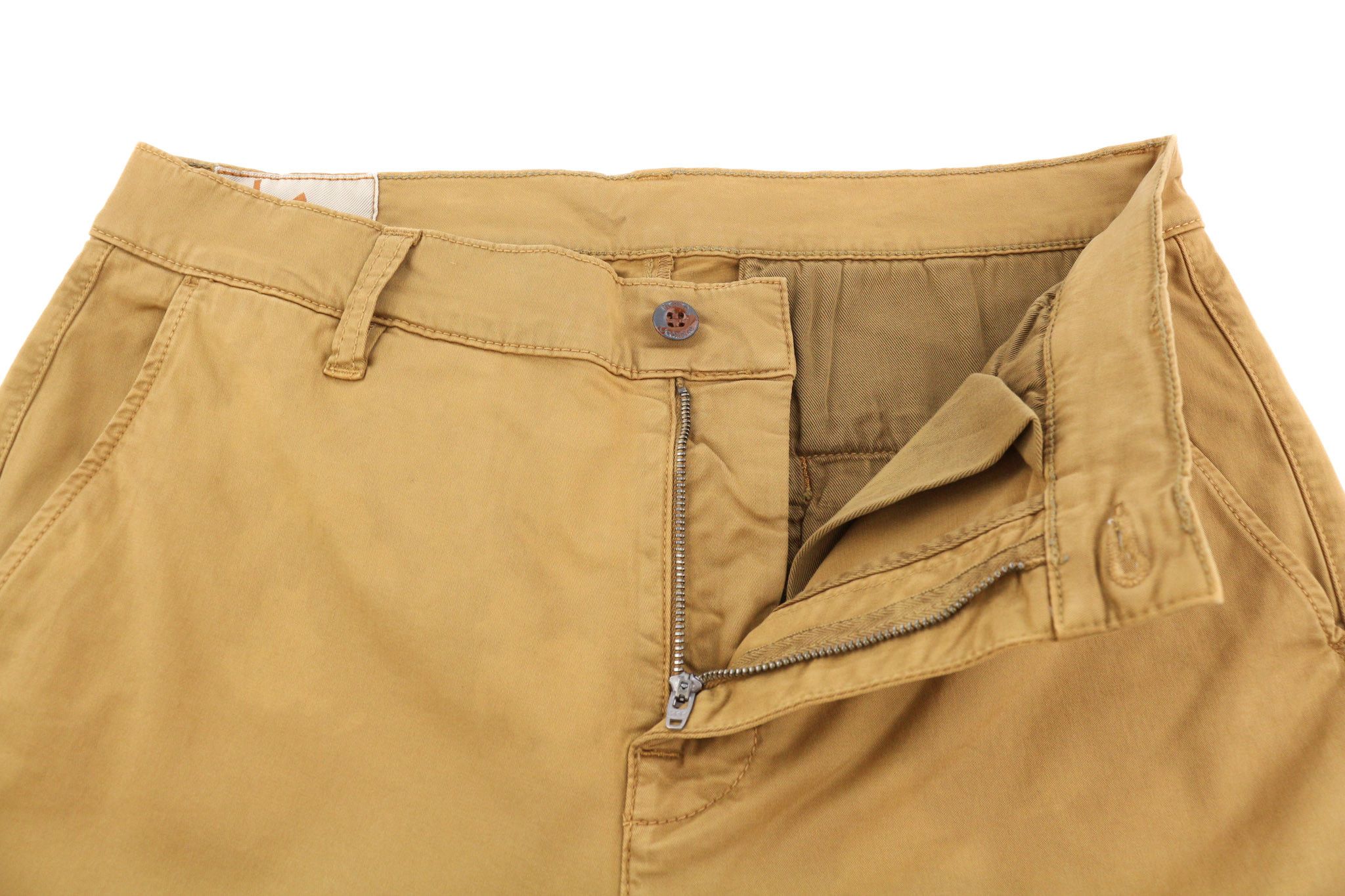 Nudie Jeans EASY ALVIN W32/L30 Camel Chino Slim Zip 82572 Size US 32 / EU 48 - 4 Thumbnail