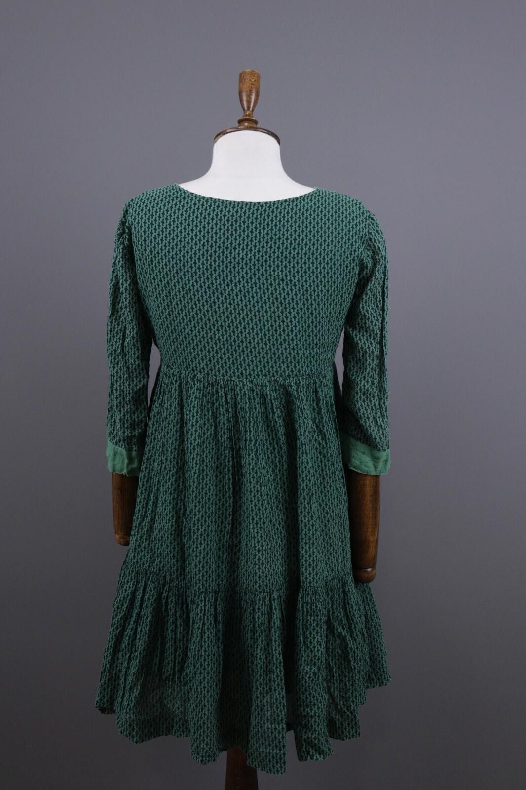 Wilkes Bashford BA&SH Tanja Green Lagenlook Relaxed Dress Size 0 / XS Size XS / US 0-2 / IT 36-38 - 8 Thumbnail