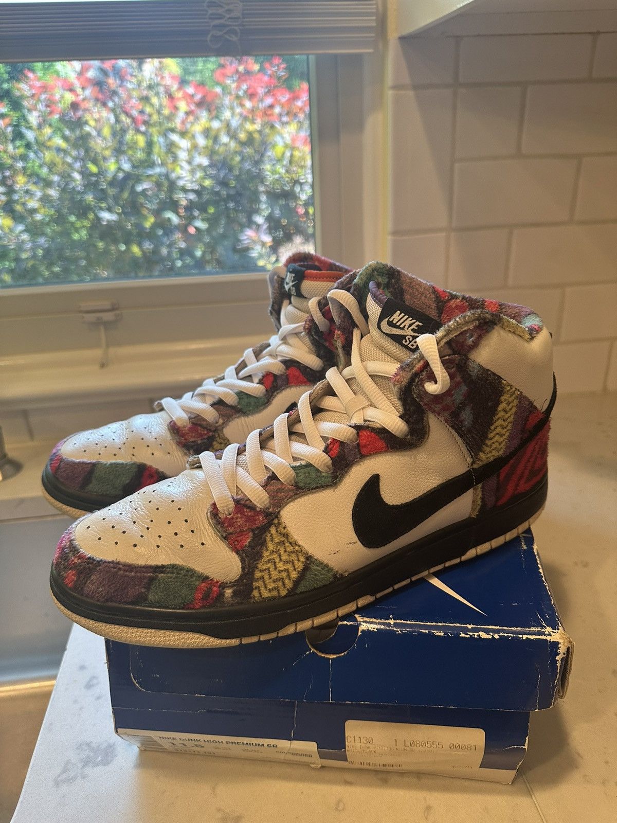 Nike *FINAL PRICE* Huxtable Nike SB Dunk High (2010) Size US 11.5 / EU 44-45 - 3 Thumbnail