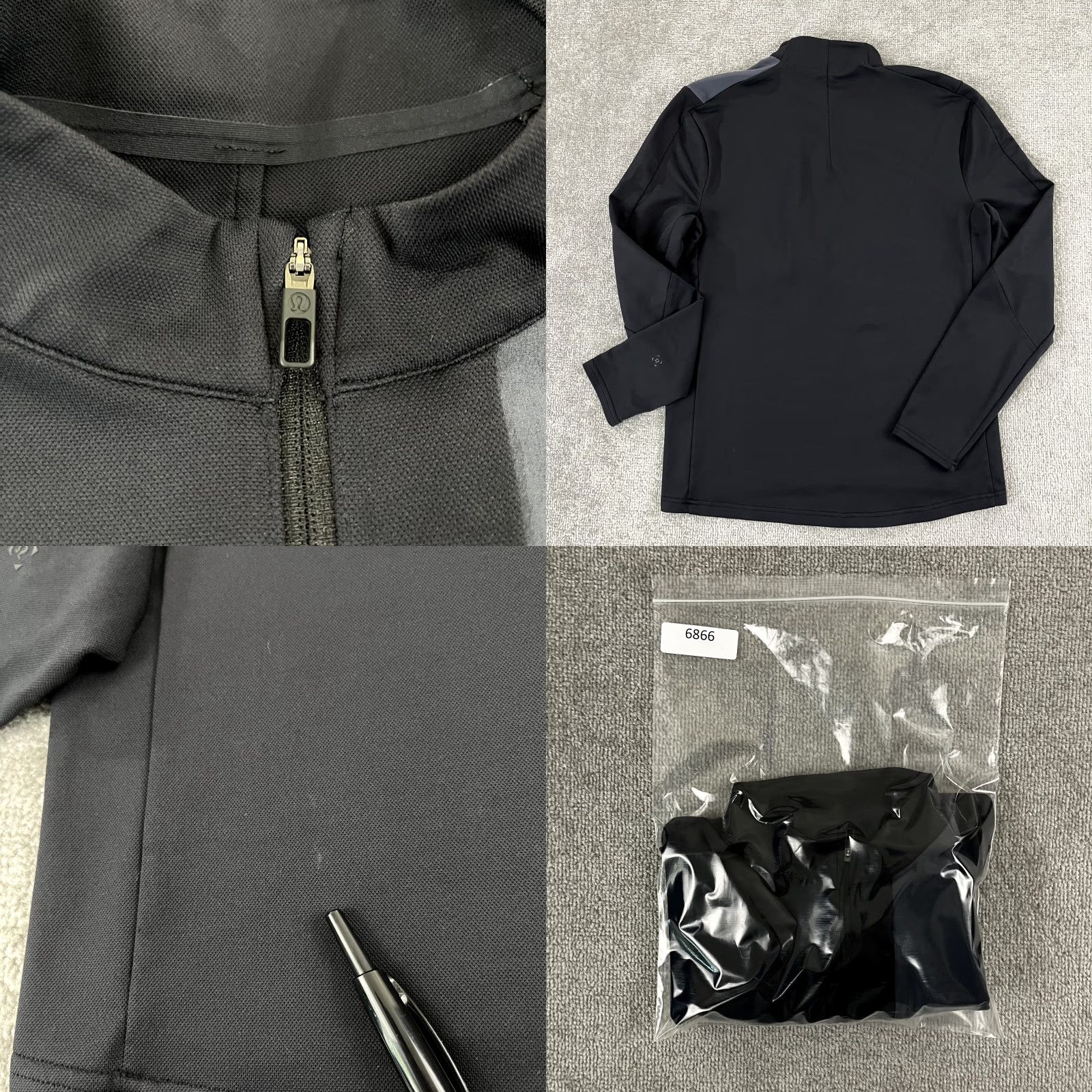 Lululemon LULULEMON Jacket Men M Gray 1/2 Zip Pullover Regular Fit Polyester Breathable Lightweight Golf Preppy Basic Jacket Logo on Left Sleeve Size US M / EU 48-50 / 2 - 8 Thumbnail