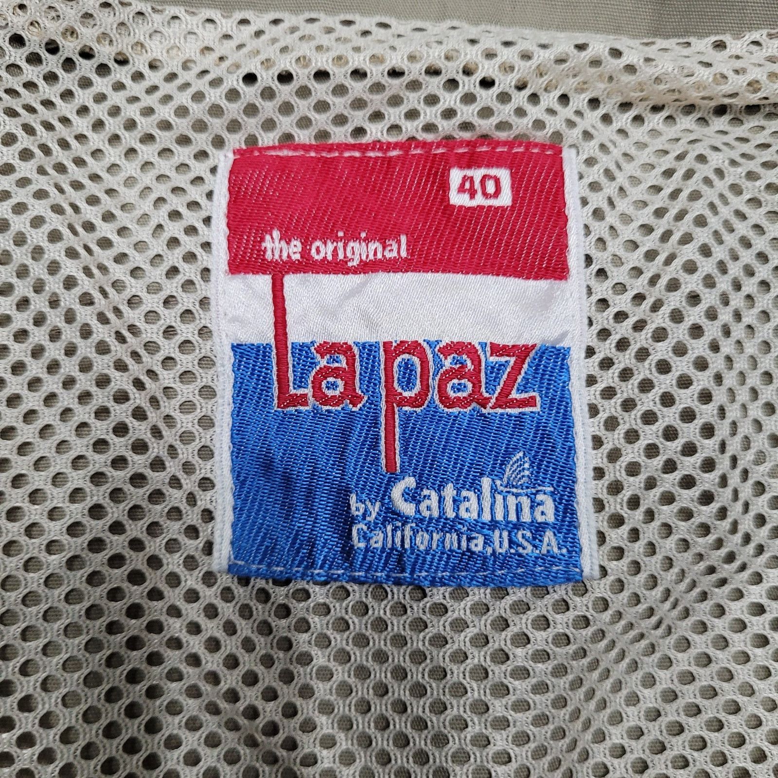 Catalina VTG 80s Lapaz by Catalina Bomber Jacket Mens L Boxy Fit USA Size US L / EU 52-54 / 3 - 13 Thumbnail