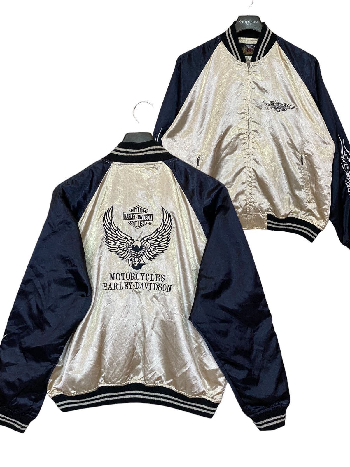 Harley Davidson Harley davidson emboidery logo sukajan jacket very rare Size US XL / EU 56 / 4 - 1 Thumbnail