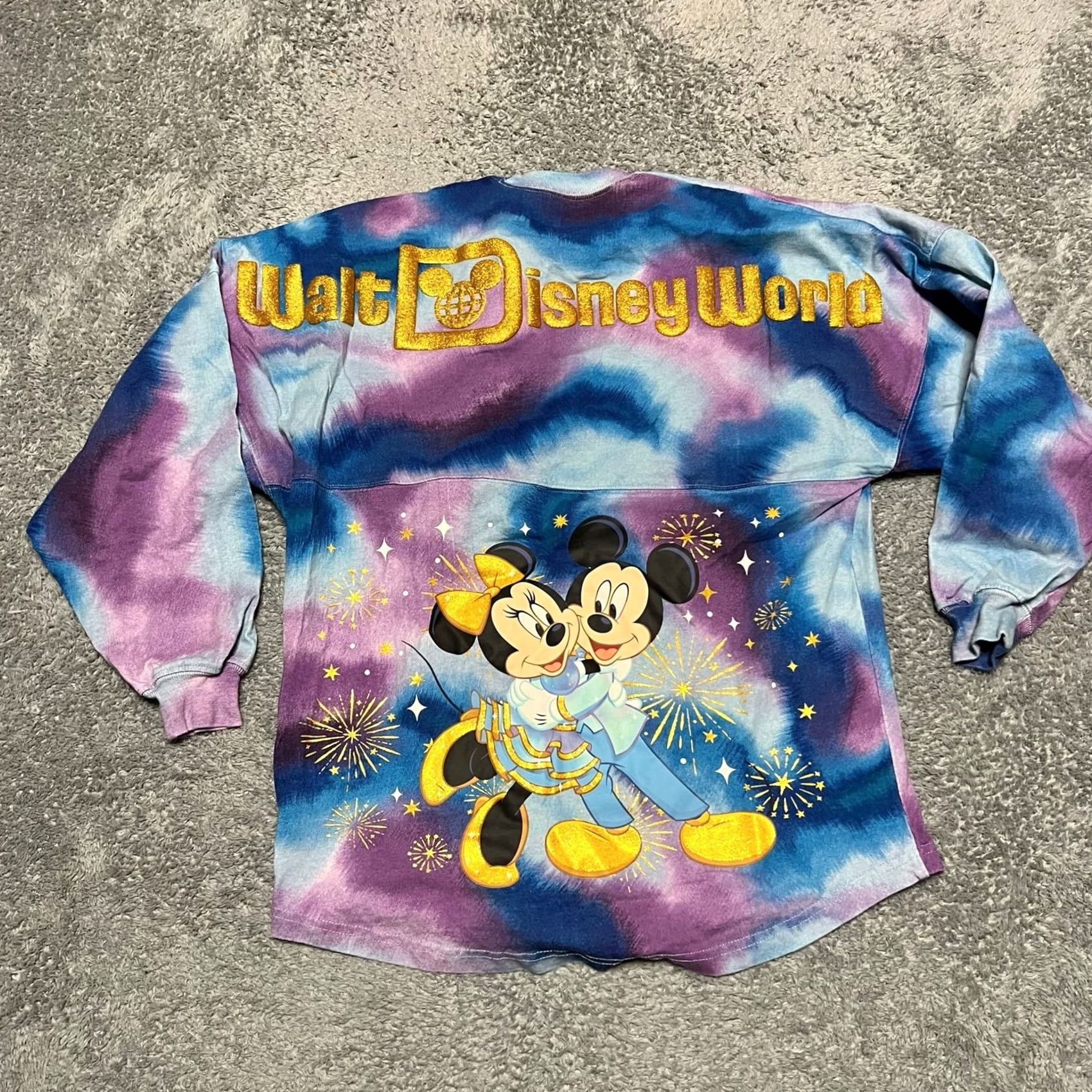 Disney Walt Disney Shirt Womens XS World 50th Anniv. Grand Finale Tie Dye Spirit Jersey Size XS / US 0-2 / IT 36-38 - 2 Thumbnail