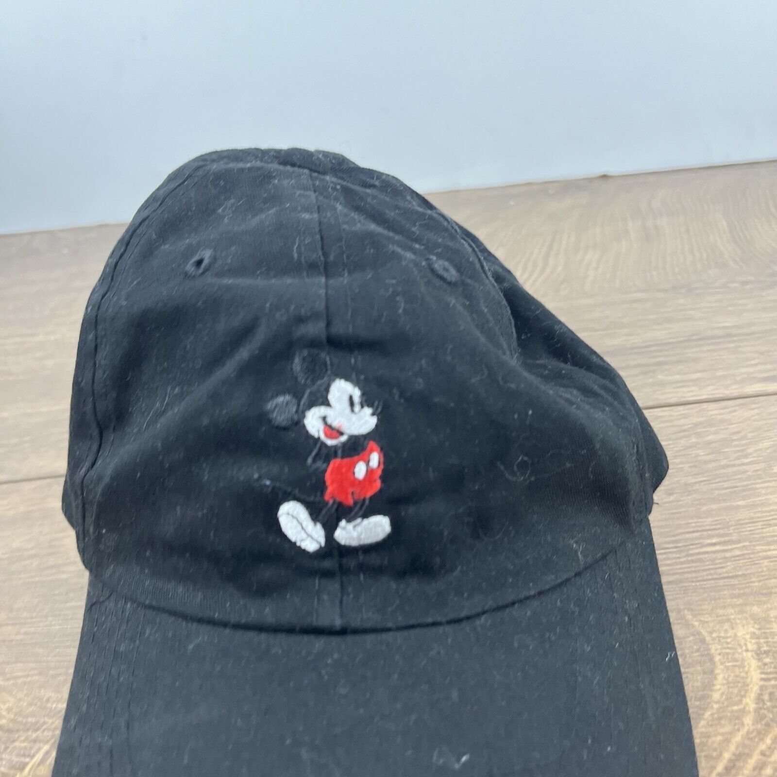 Other Mickey Mouse Hat Black Cap Adjustable Mickey Hat Black Adult Size ONE SIZE - 6 Thumbnail