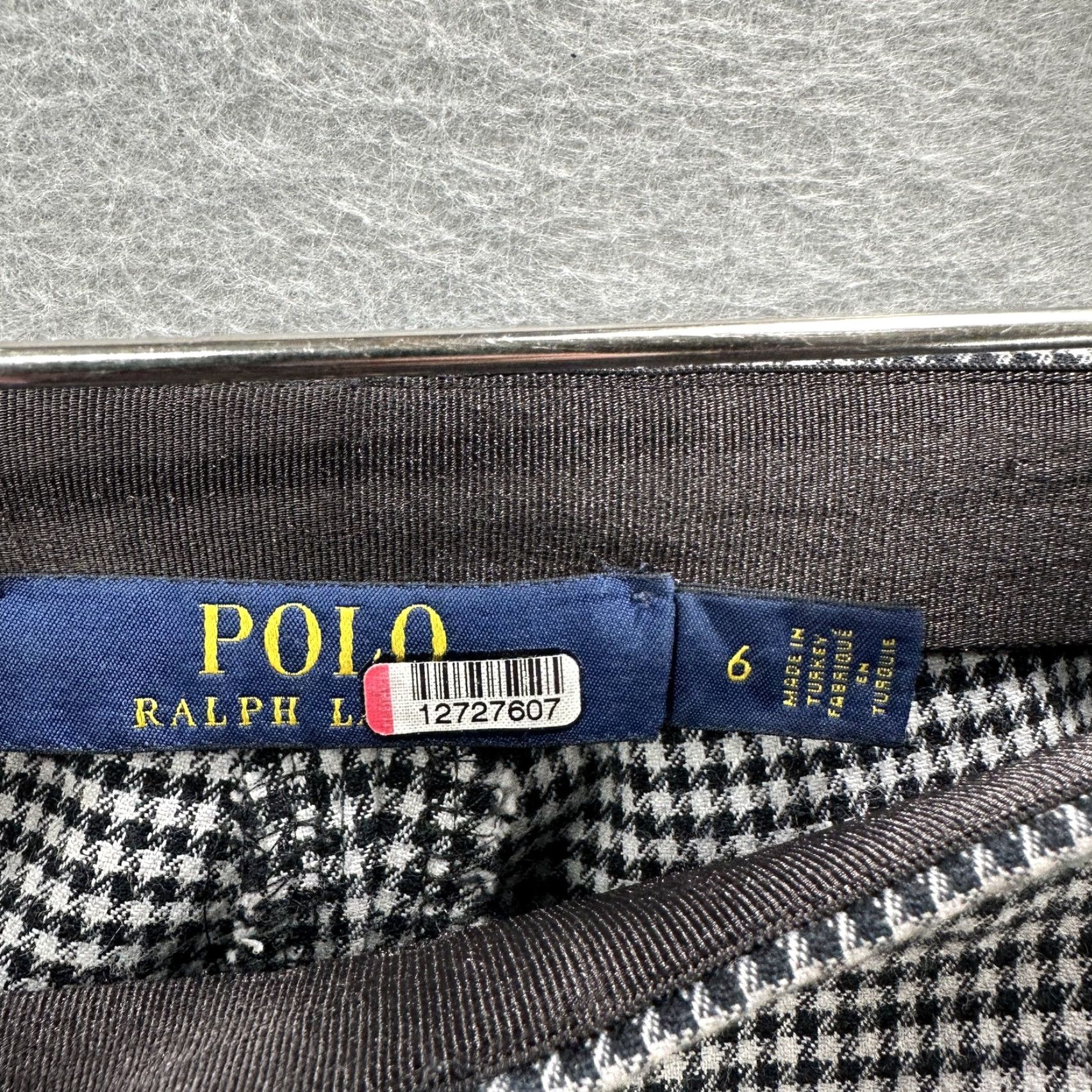 Polo Ralph Lauren Polo Ralph Lauren Pants Womens 6 Houndstooth Stretch Pull On Slim Fit Trousers Size 28" / US 6 / IT 42 - 7 Thumbnail