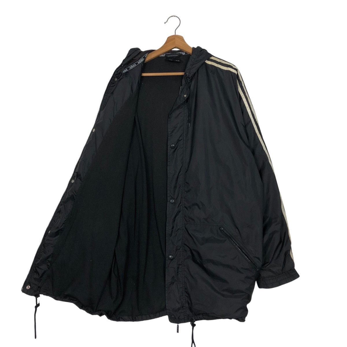 Adidas 📌Vintage Bomber Light Jacket Rich Black Adidas Size US L / EU 52-54 / 3 - 13 Thumbnail