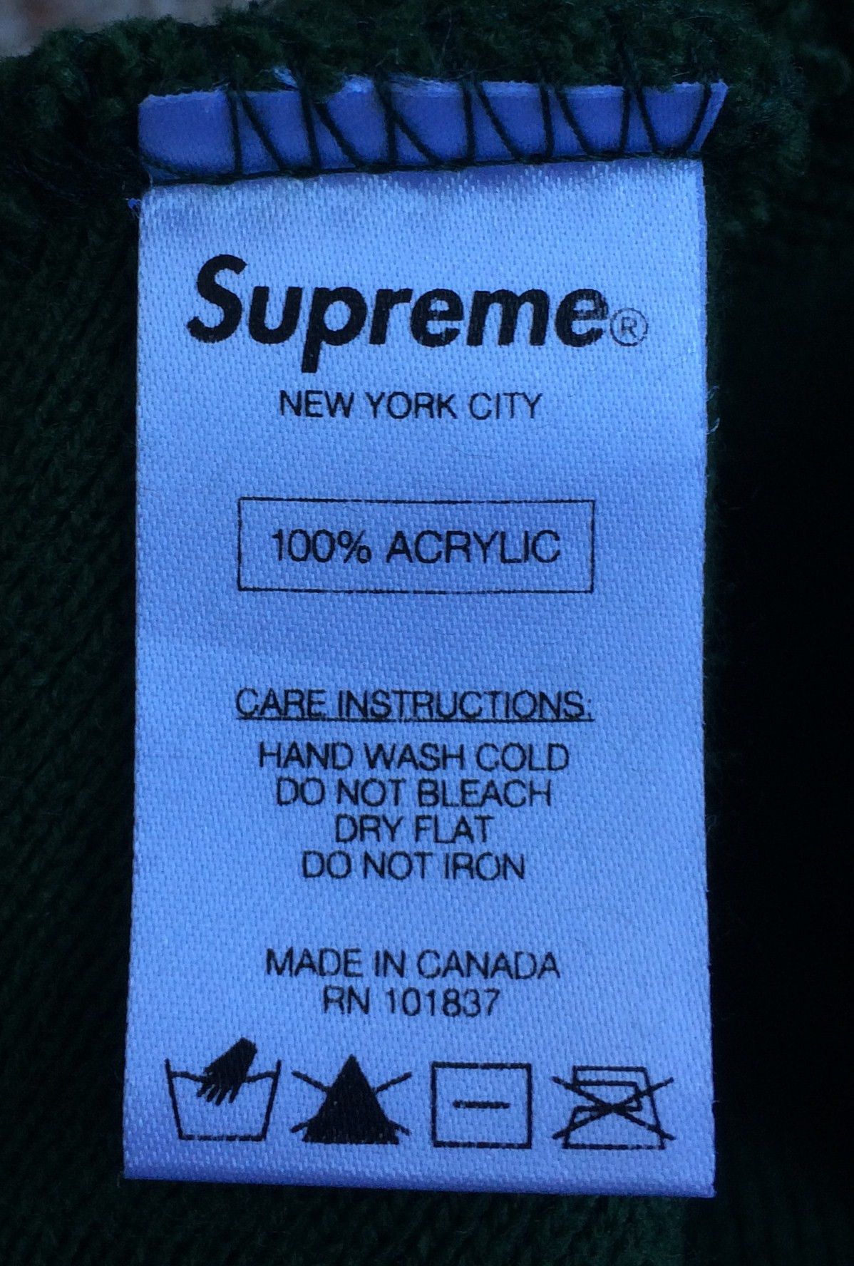 Supreme F/W 2013 Supreme x Wise Beanie Hat Size ONE SIZE - 5 Thumbnail