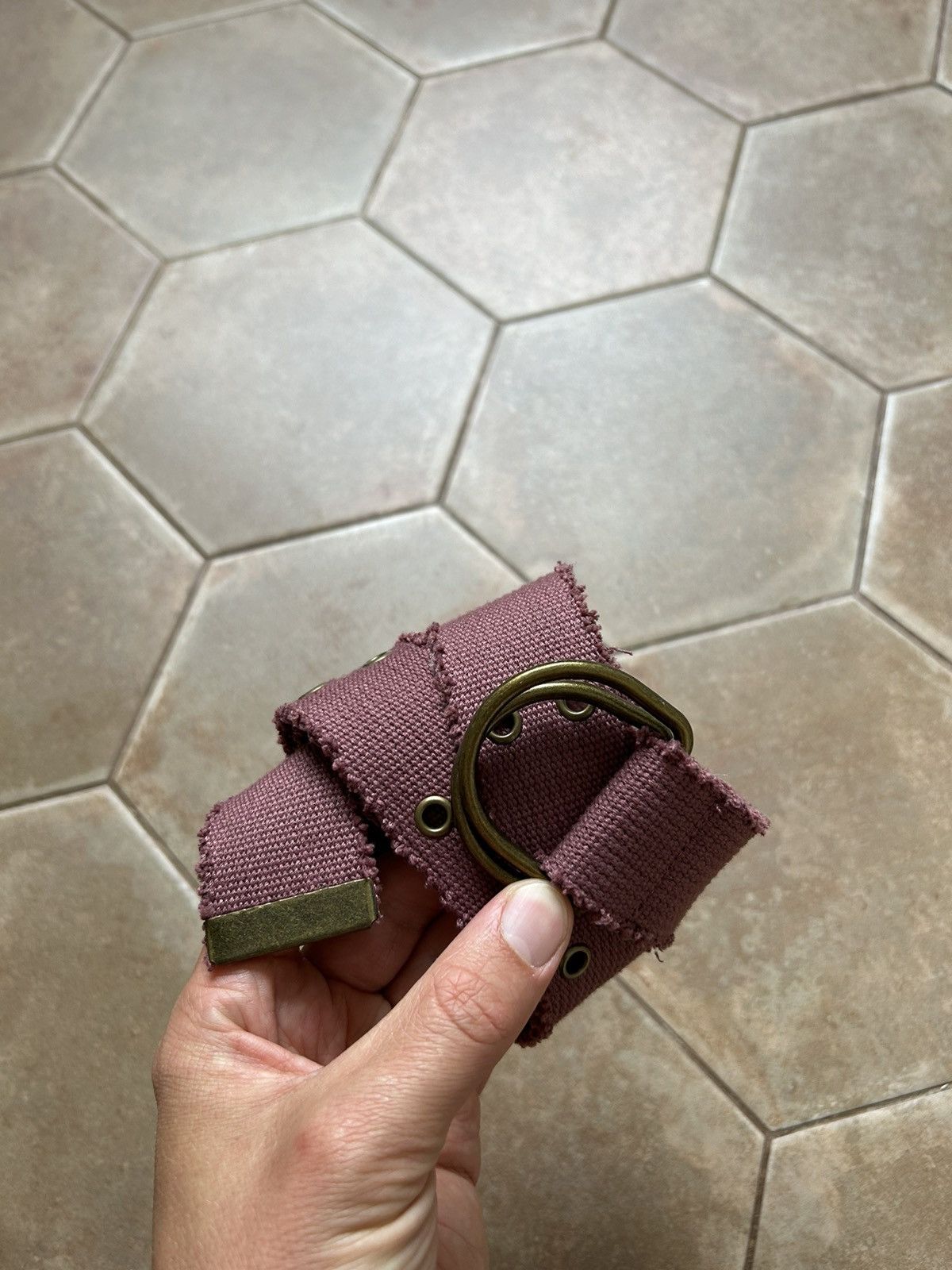 Japanese Brand × Vintage Vintage cotton belt studed y2k Size ONE SIZE - 1 Thumbnail