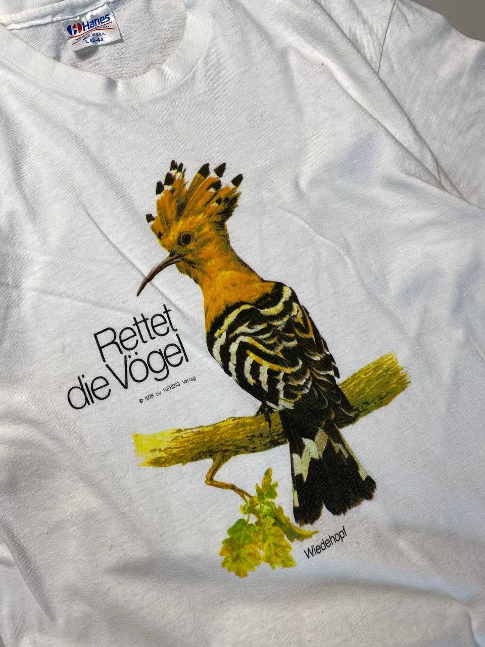 Hanes × Vintage Vintage Hanes 1978 T-shirts Size US L / EU 52-54 / 3 - 4 Thumbnail