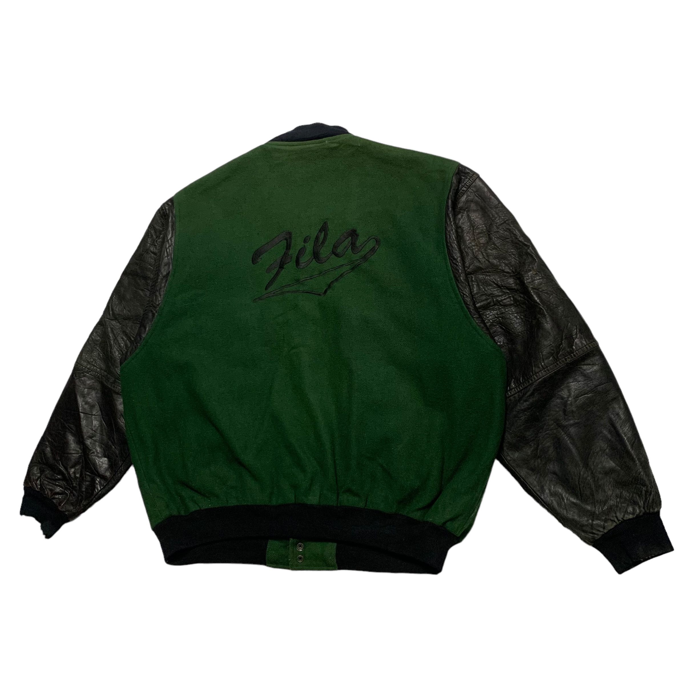 Fila Vintage Fila Spellout Varsity Jacket Size US XXL / EU 58 / 5 - 11 Thumbnail