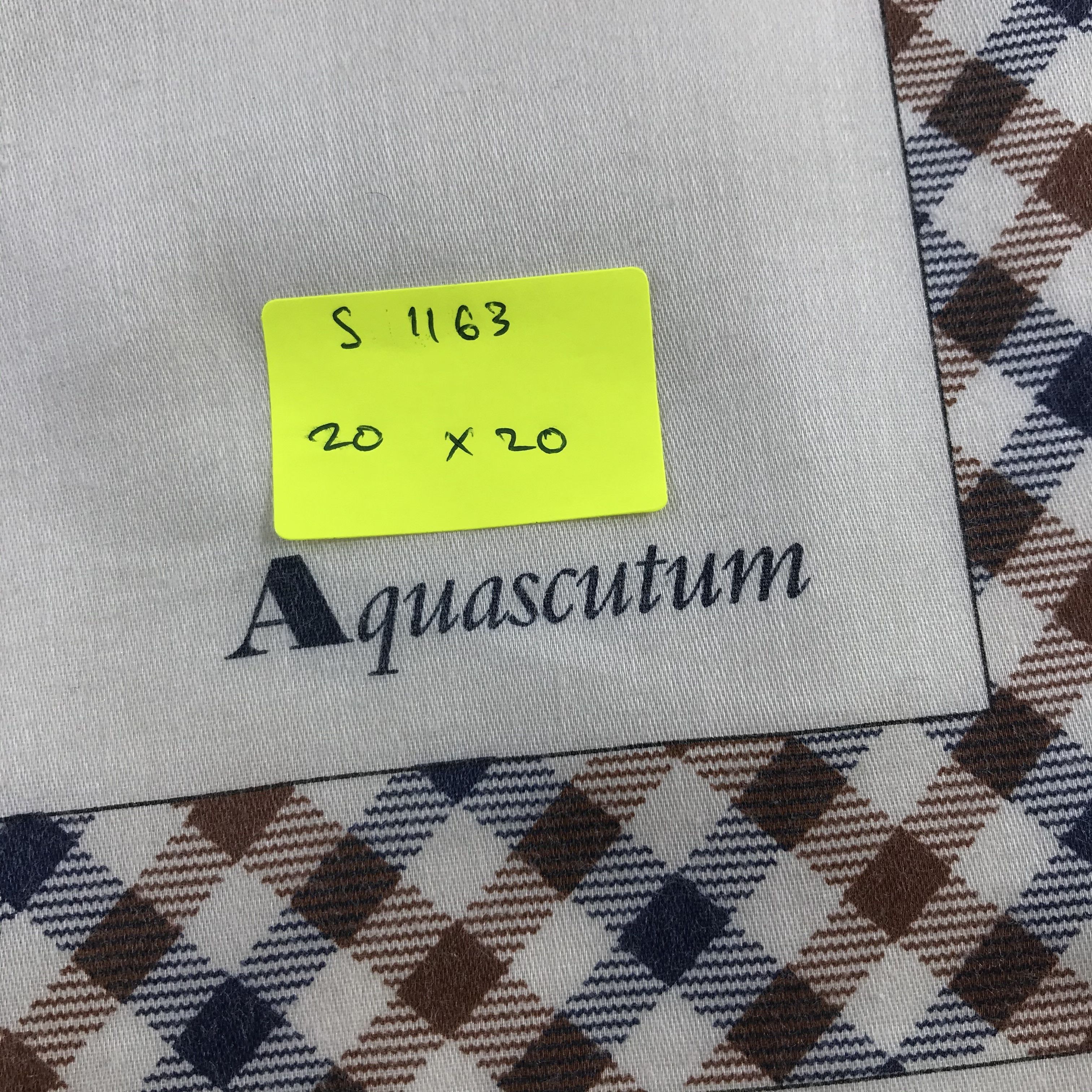 Aquascutum × Vintage Aquascutum Bandana / Handkerchief / Neckerchief - S1163 Size ONE SIZE - 5 Thumbnail