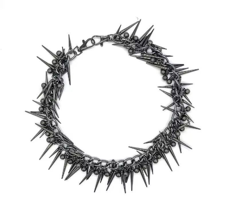 Jewelry Punk Hip Hop Black Gun Plated Rivet Metal Biker Pants Chain Size ONE SIZE - 3 Thumbnail