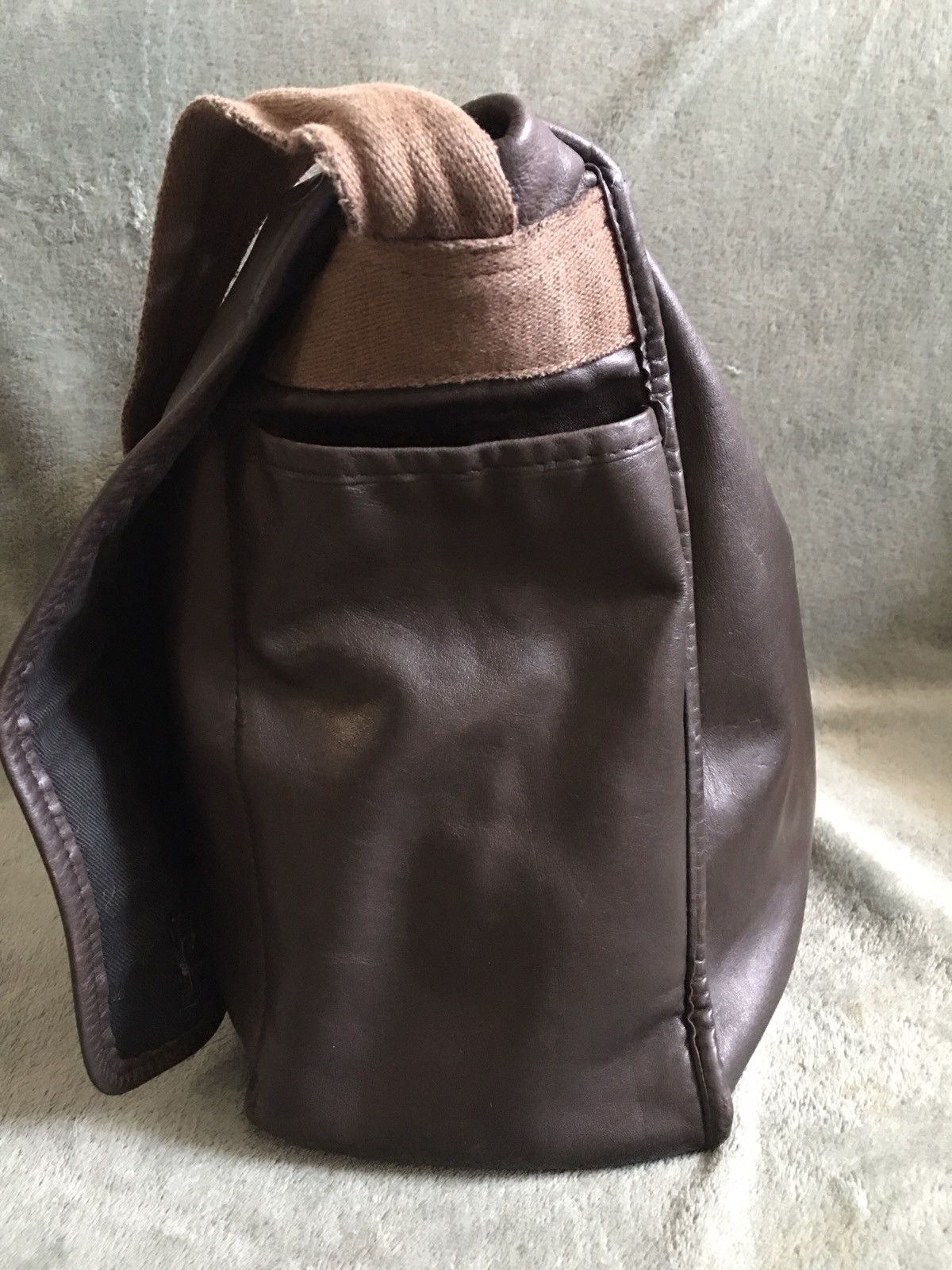 Dolce & Gabbana Dolce & Gabbana Leather Brown DG Logo Messenger Bag Size ONE SIZE - 6 Thumbnail