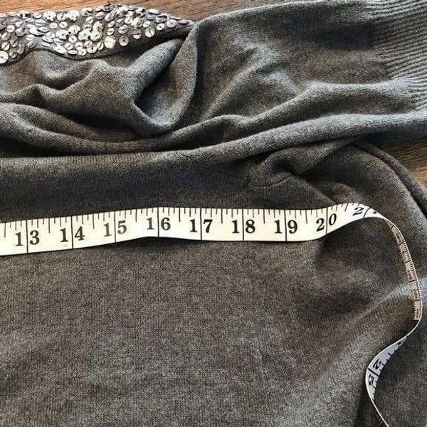 Apt. 9 Apt 9 short sleeve sequins gray cardiga Size M / US 6-8 / IT 42-44 - 12 Thumbnail
