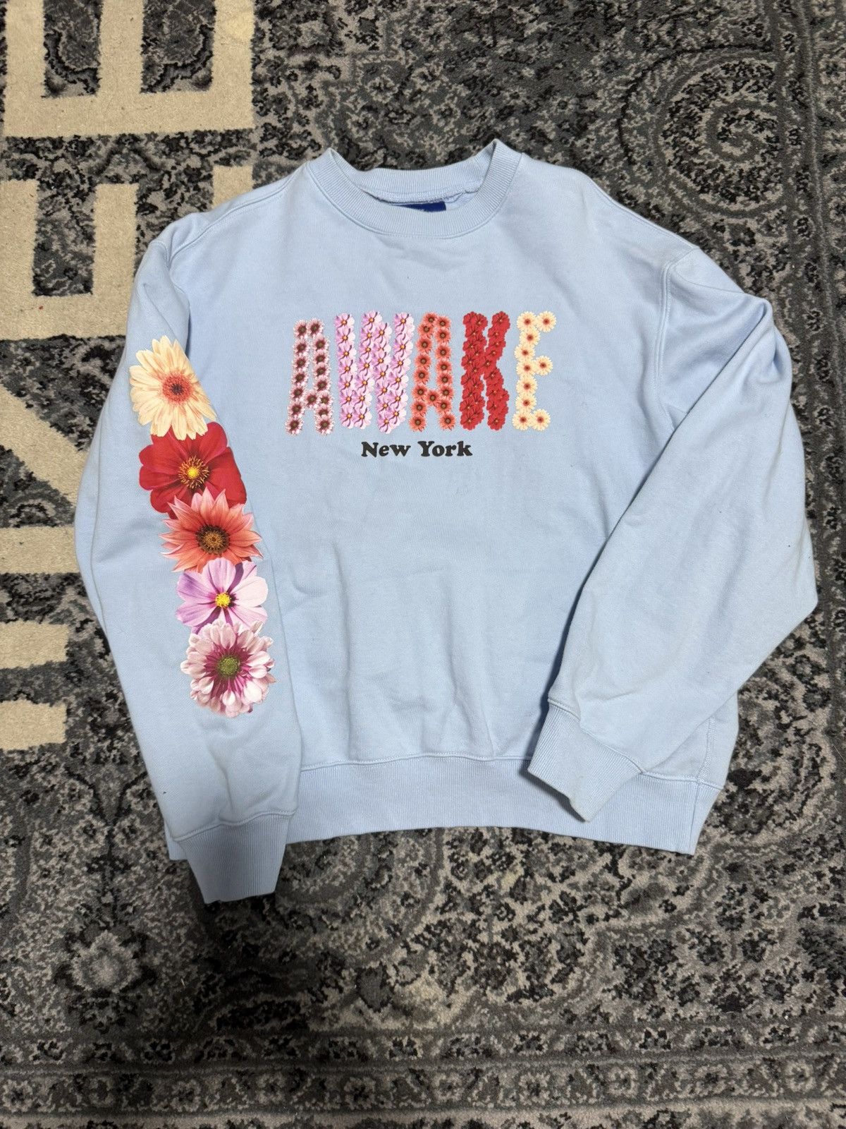 Awake NY Awake NY Floral L/S Crewneck Size US M / EU 48-50 / 2 - 1 Thumbnail
