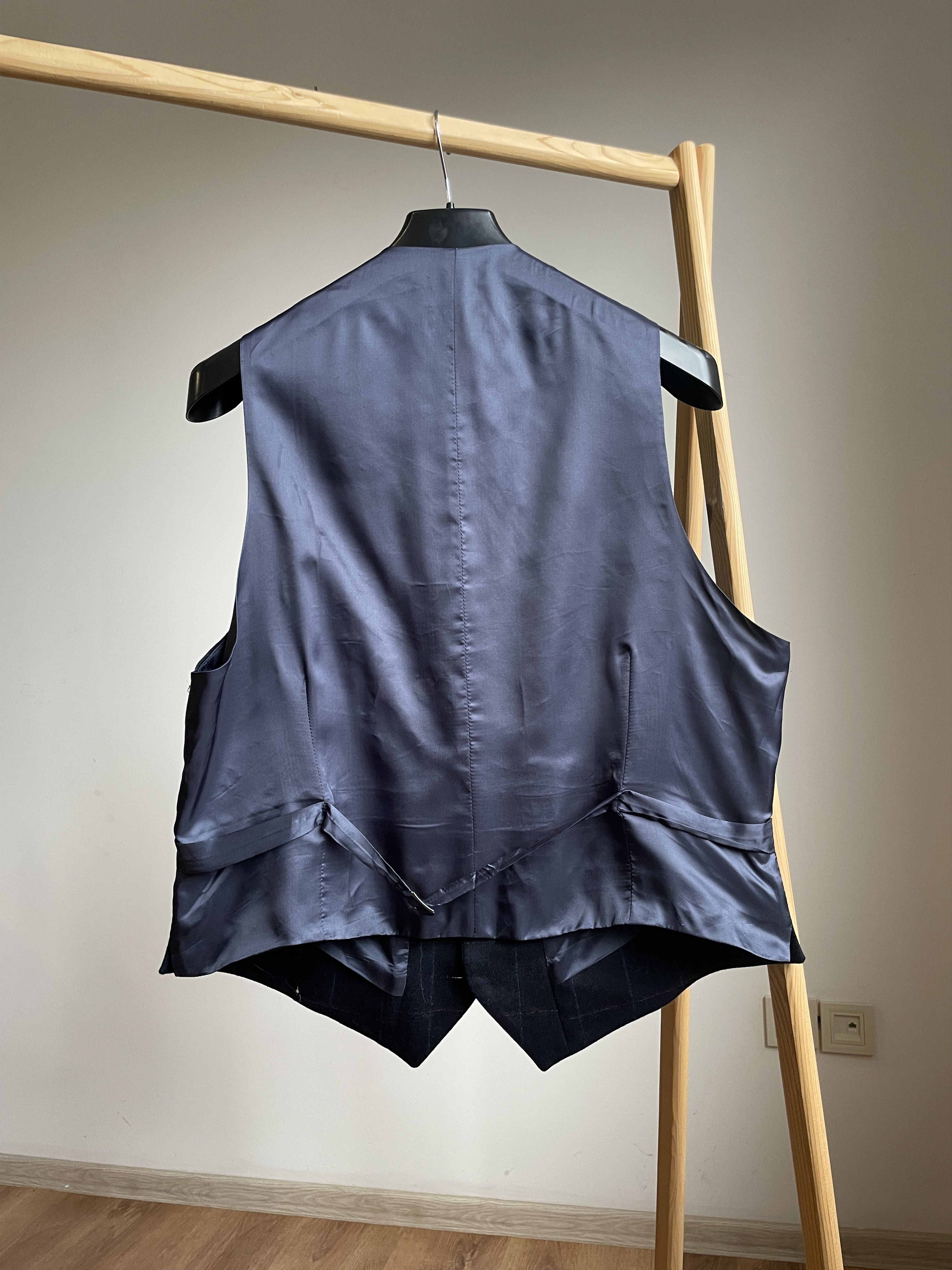 Hackett Hackett Mayfair Check Wool Waistcoat Size UK/US 46/EUR 56 Size 46R - 2 Thumbnail