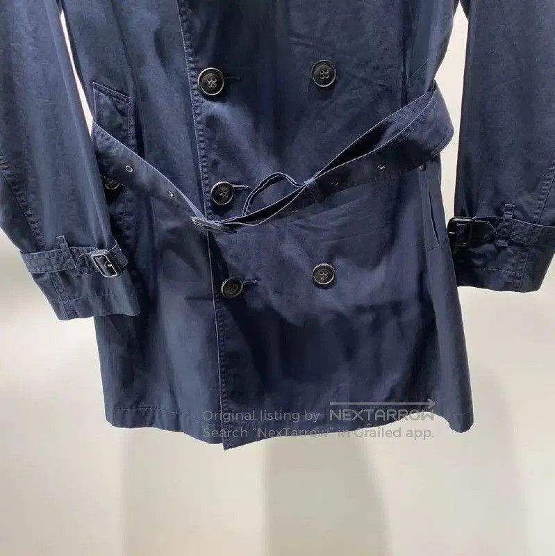 Burberry Burberry Navy Cotton Men's Coat. Size US S / EU 44-46 / 1 - 6 Thumbnail