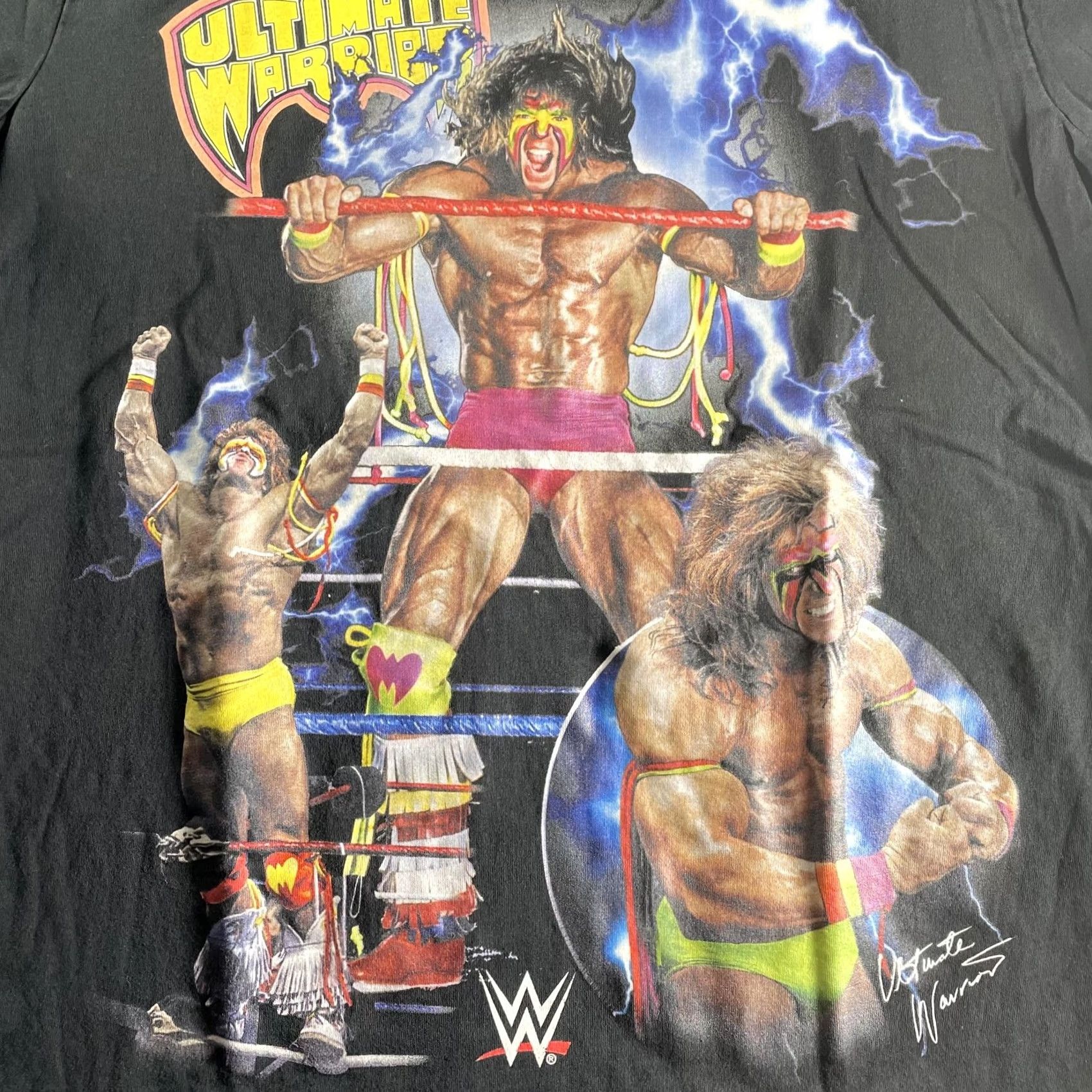 Palace VINTAGE WWE Ultimate Warrior Shirt Mens Medium Black Graphic Tee Nike? Size US M / EU 48-50 / 2 - 2 Thumbnail