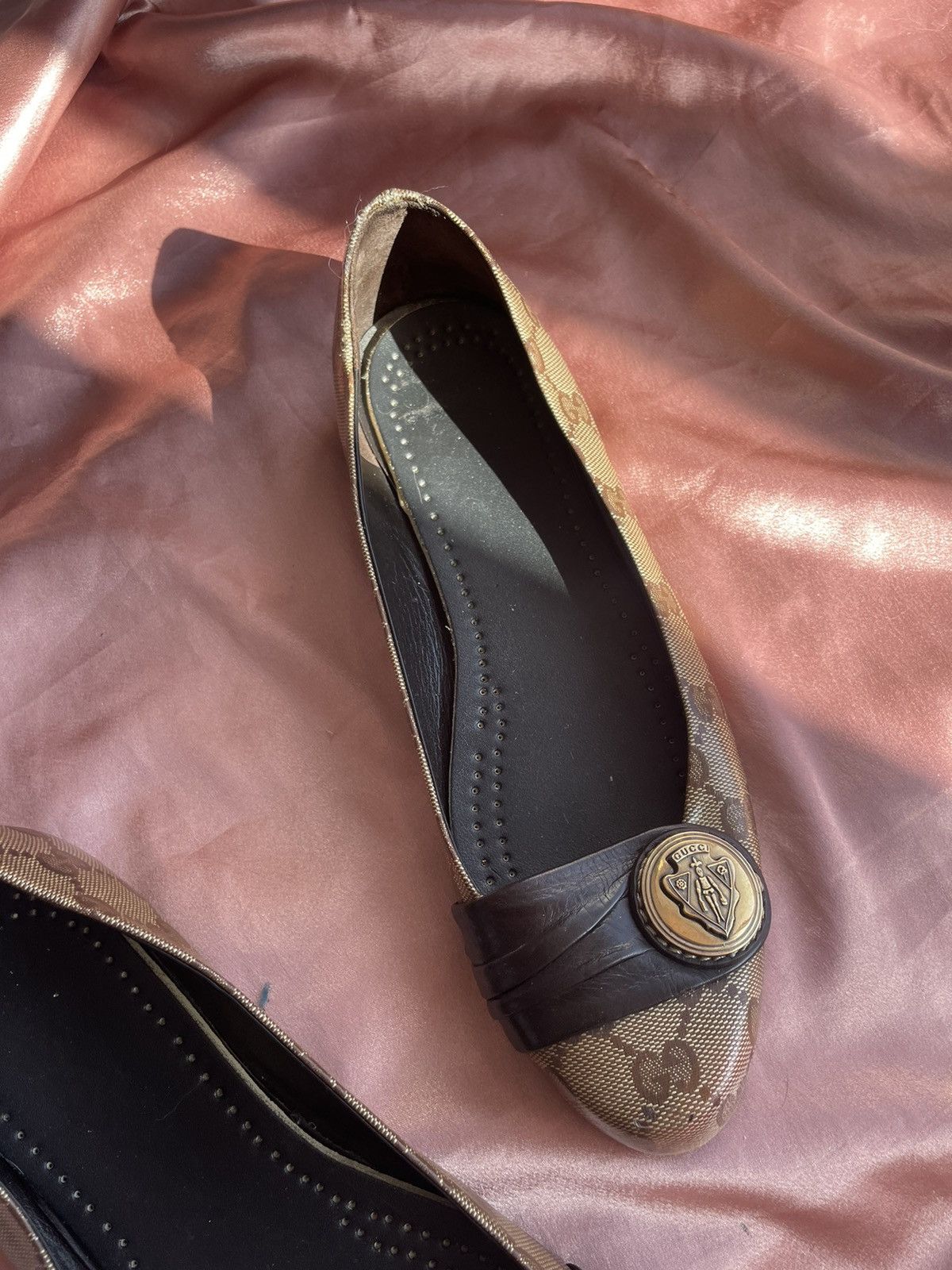 Gucci Gucci Hysteria Monogram Ballet Flats Size US 8 / IT 38 - 11 Thumbnail