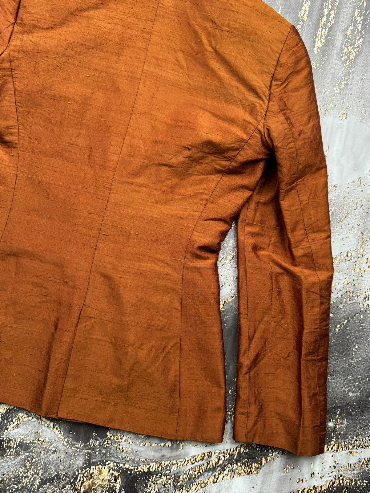 Dolce & Gabbana × Vintage Dolce & Gabbana Vintage Silk Blazer Size XS / US 0-2 / IT 36-38 - 13 Thumbnail