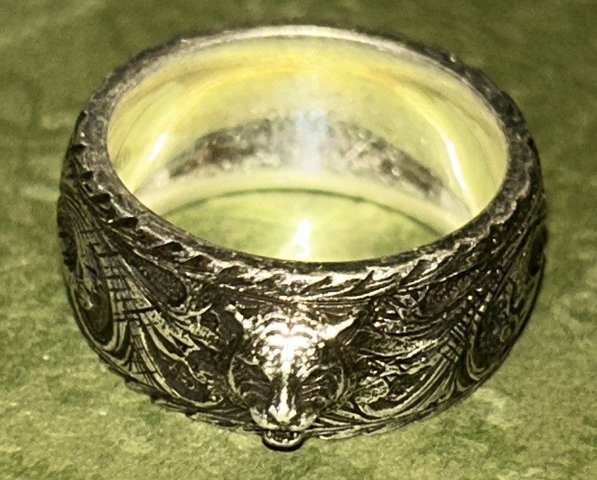 Gucci Gucci Feline Head Sterling Silver Ring Size ONE SIZE - 4 Thumbnail