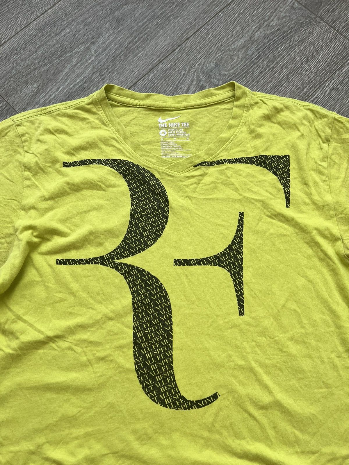 Nike Nike RF Roger Federer Tee Shirt Size US M / EU 48-50 / 2 - 2 Thumbnail