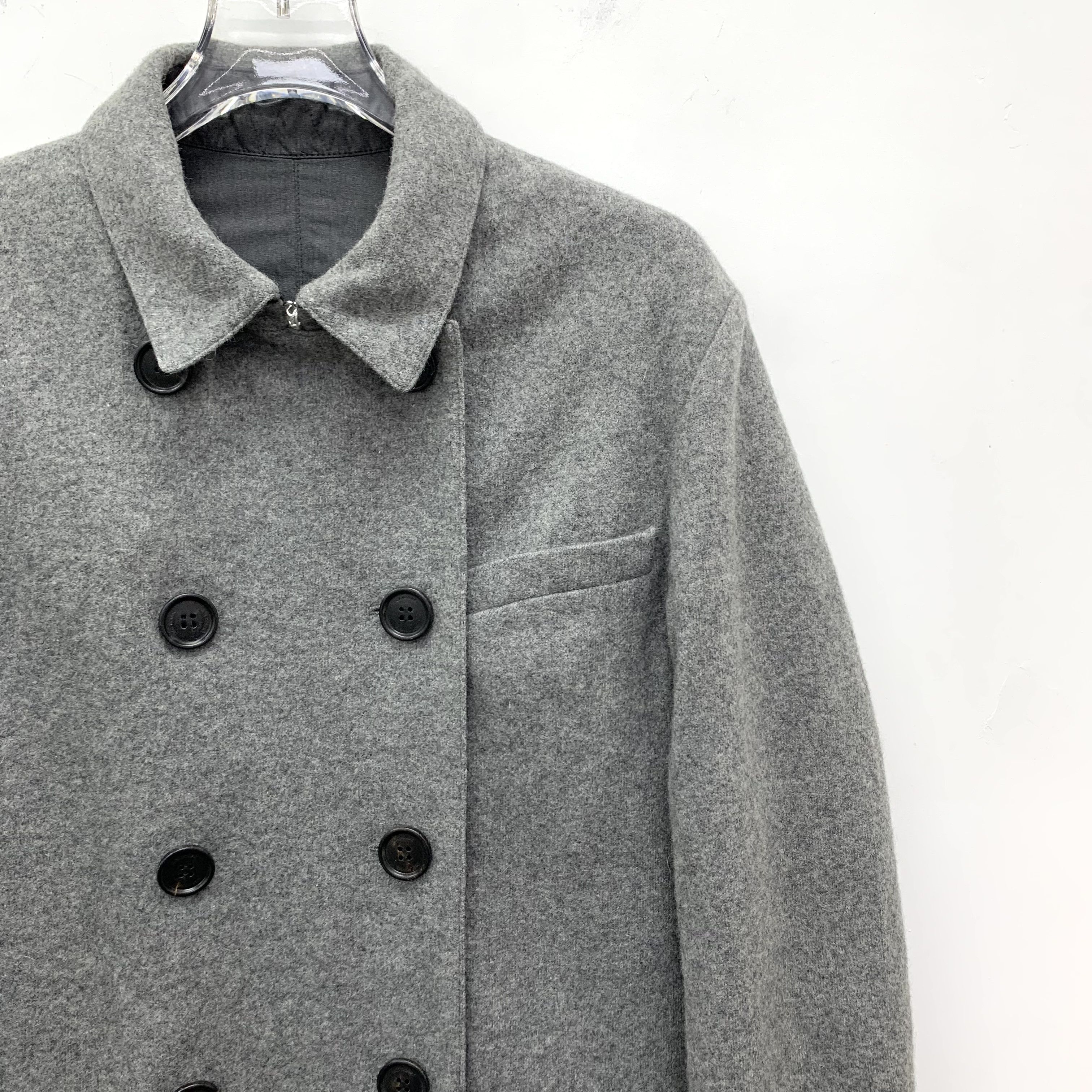 Dior Dior Wool Coat Dark Grey (46) Size US S / EU 44-46 / 1 - 8 Thumbnail