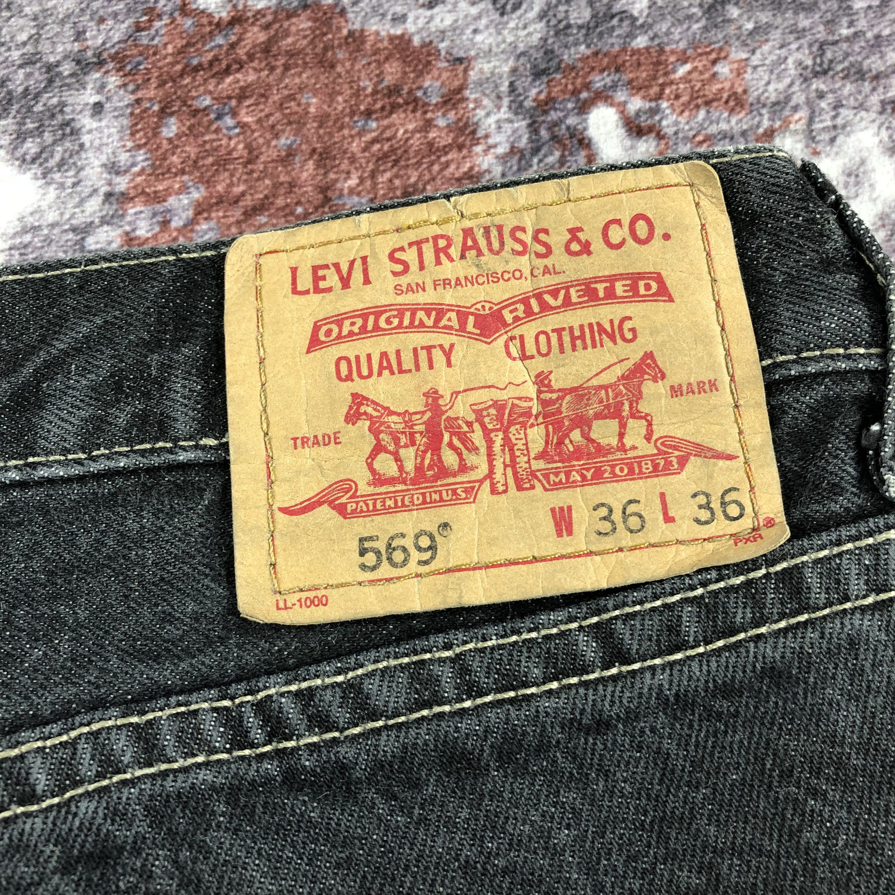 Levi's × Vintage Vintage Levis 569 Earth Tone Jeans-JM2424 Size US 39 - 7 Thumbnail
