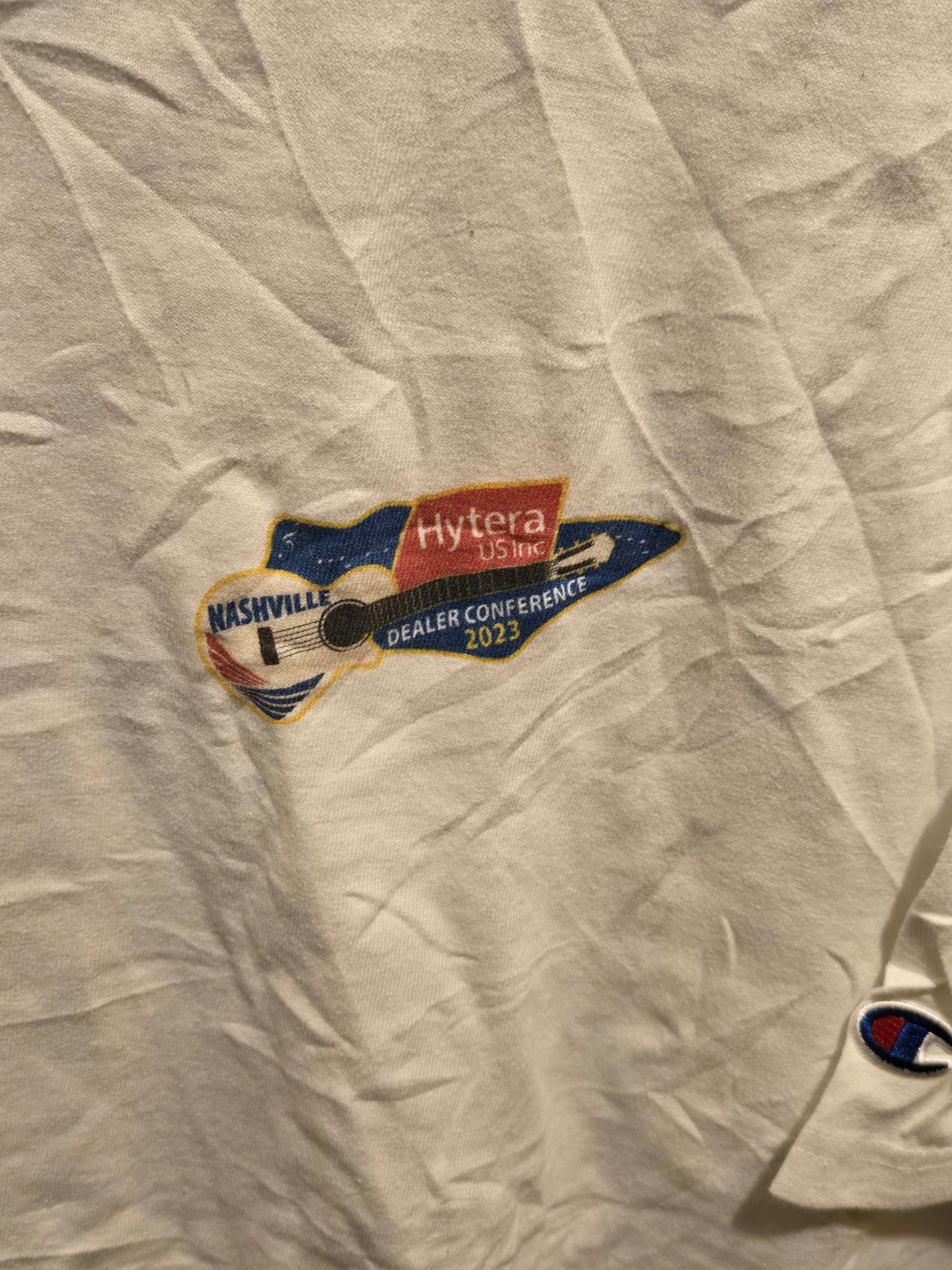 Champion Champion Shirt Mens XXL White Nashville Dealer Conference Size US XXL / EU 58 / 5 - 4 Thumbnail