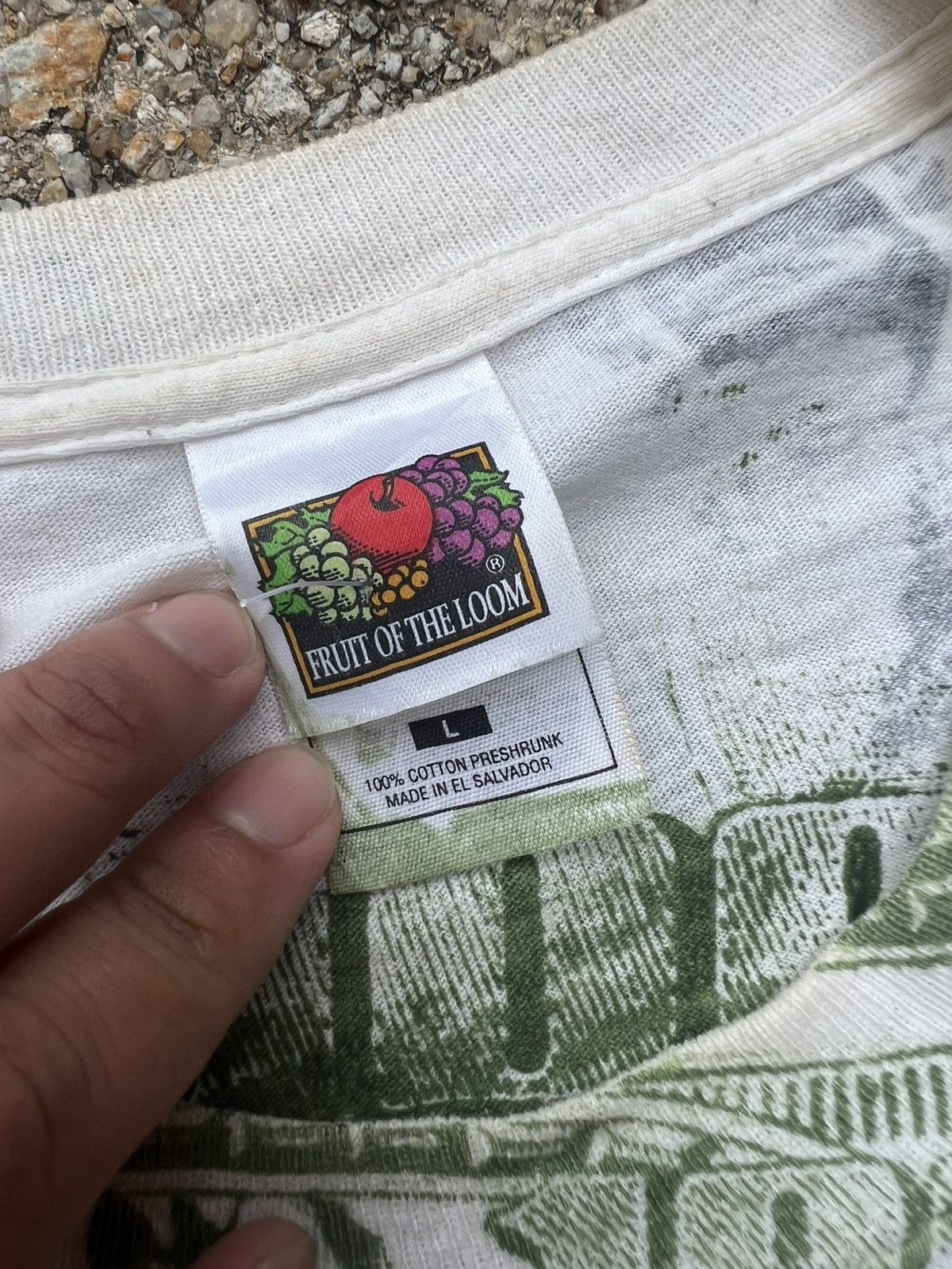 Hypebeast × Vintage Vintage Dolar USD Overprint Shirt Size US L / EU 52-54 / 3 - 4 Thumbnail