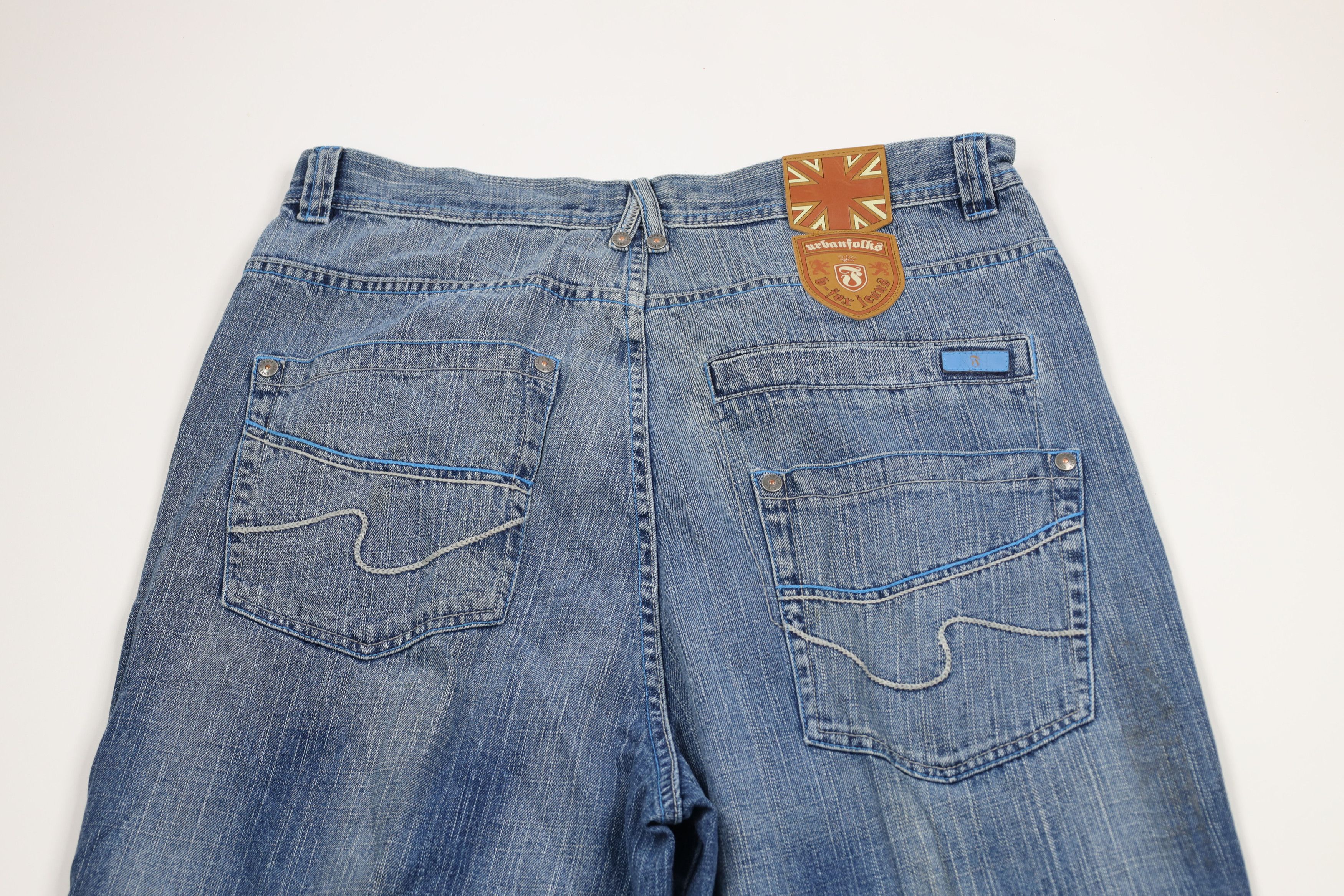 Vintage Vintage 90s Streetwear Fit Wide Leg Skateboard Jeans Blue Size US 36 / EU 52 - 12 Thumbnail