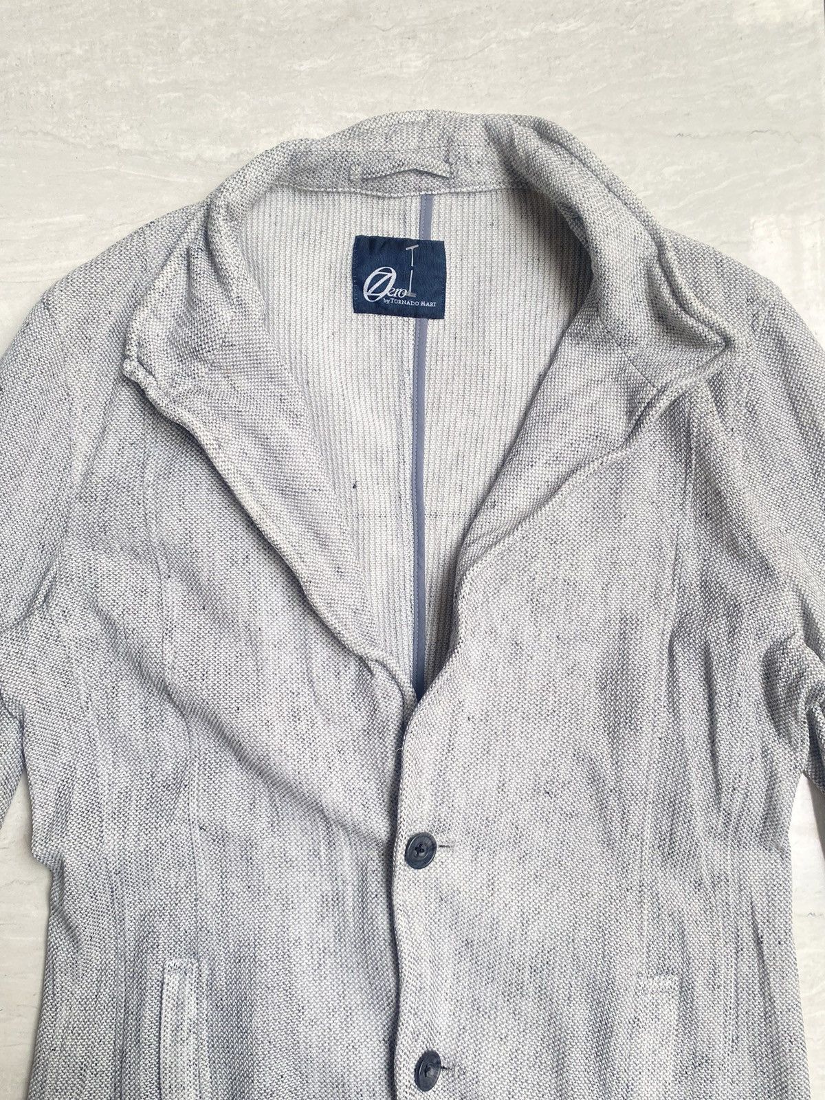 Tornado Mart ZERO By TORNADO MART Grey Blazers Size 48L - 3 Thumbnail