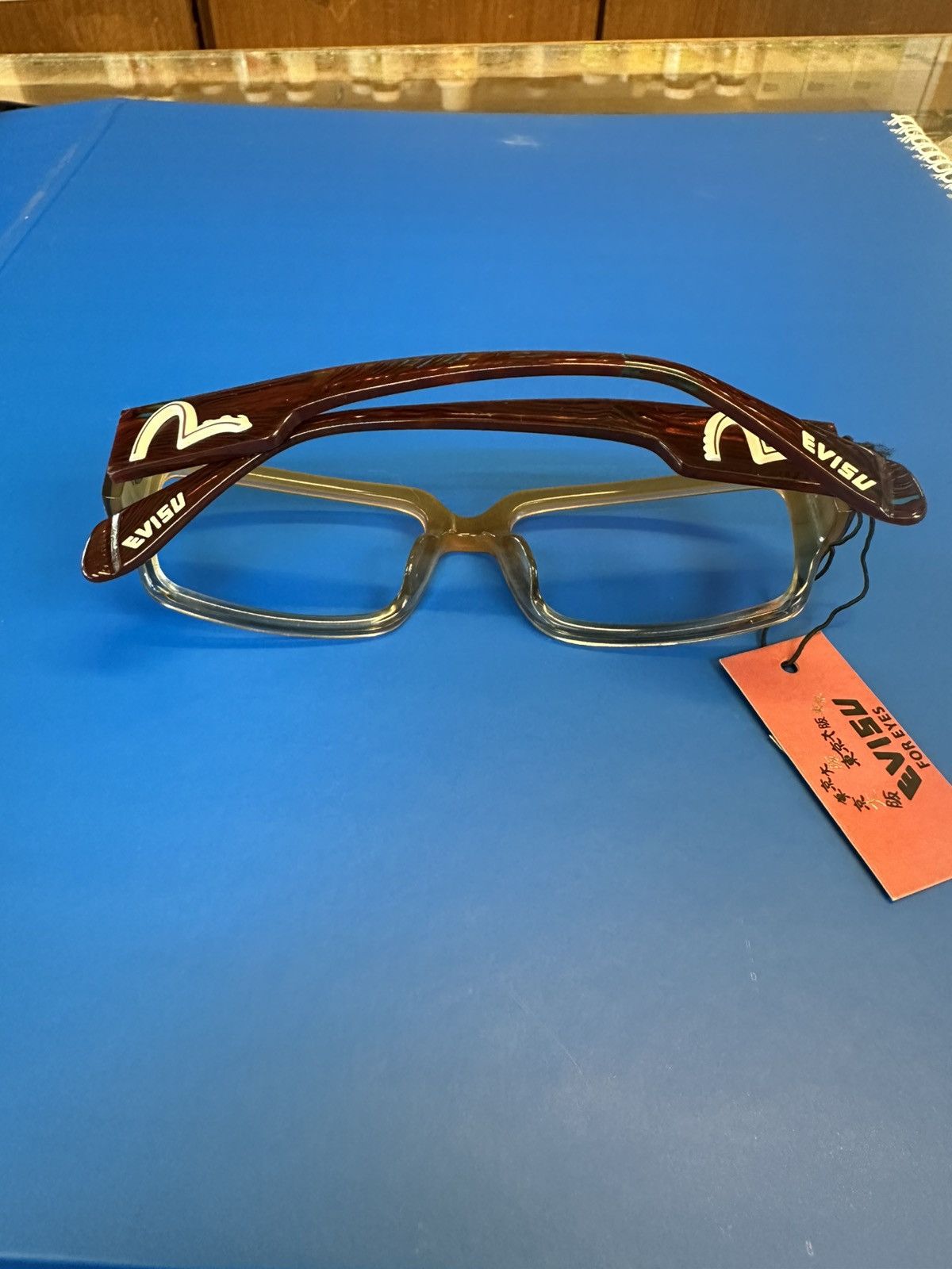 Evisu RARE Y2K Evisu Japan EVH-8295 55 🛑 17-135✔️Frames ONLY✔️ Size ONE SIZE - 5 Thumbnail