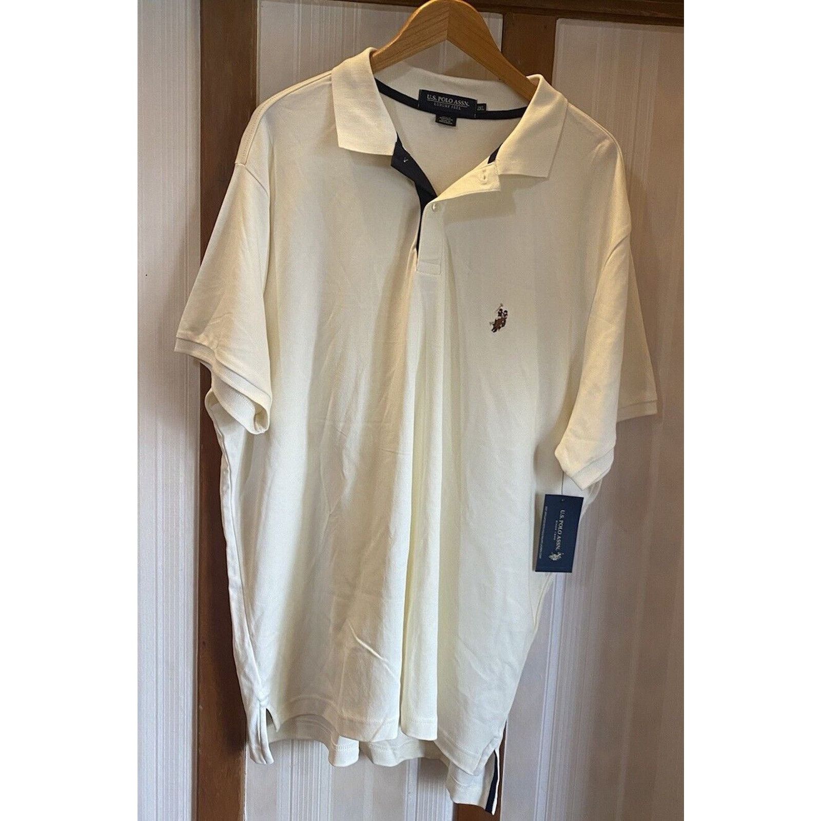 U.S. Polo Assn. NWT U.S. Polo Association Shirt Mens 2XL White Size US XXL / EU 58 / 5 - 1 Thumbnail