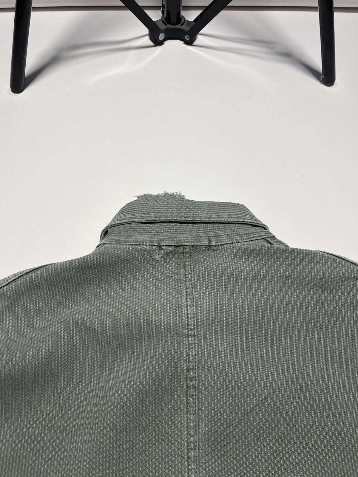 Vintage Vintage 80’s French Workwear Chore Jacket Distressed Grunge Size US L / EU 52-54 / 3 - 15 Thumbnail