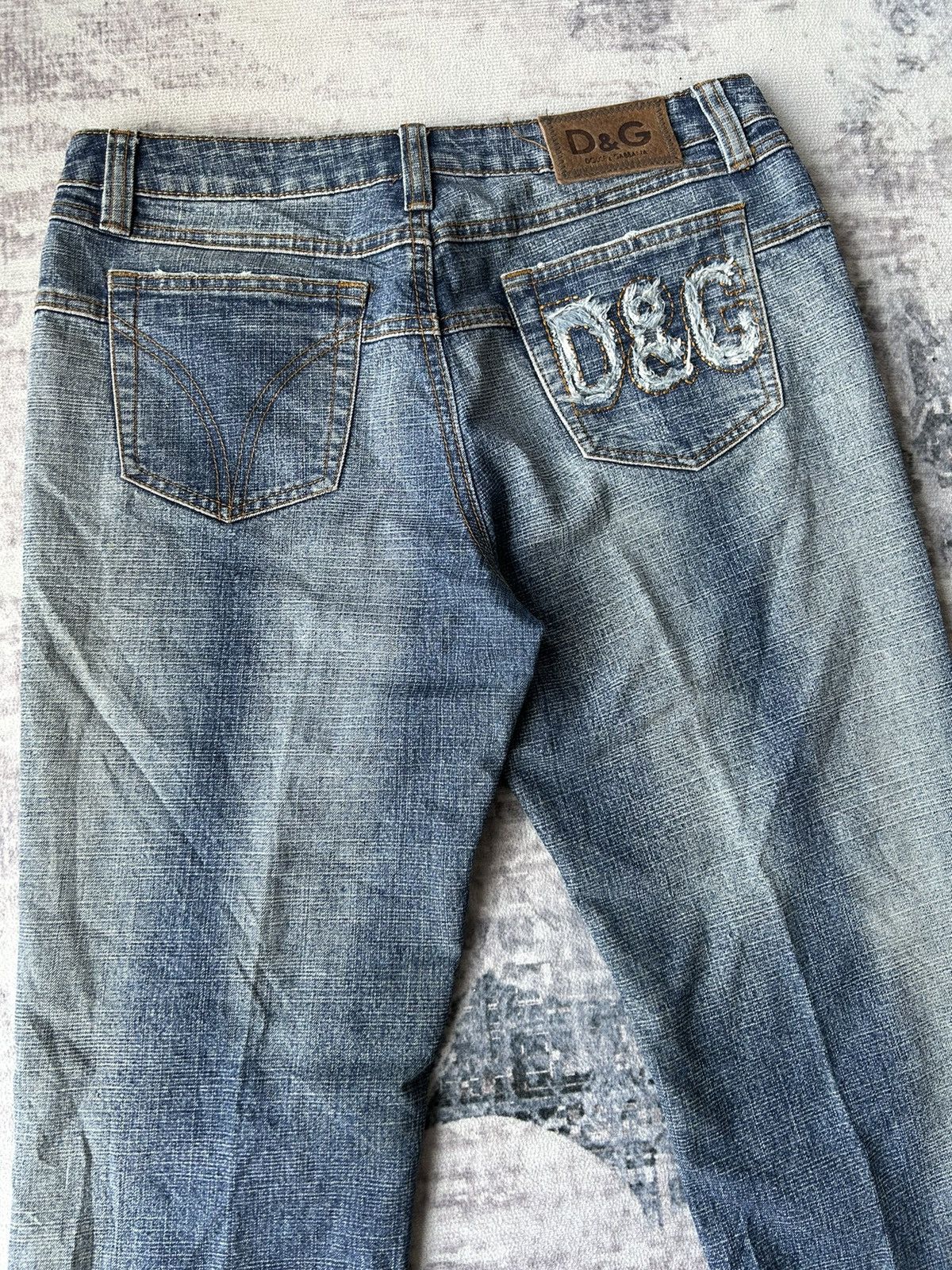 Dolce & Gabbana Dolce & Gabbana D&G EMBROIDERY Jeans Size US 31 - 11 Thumbnail