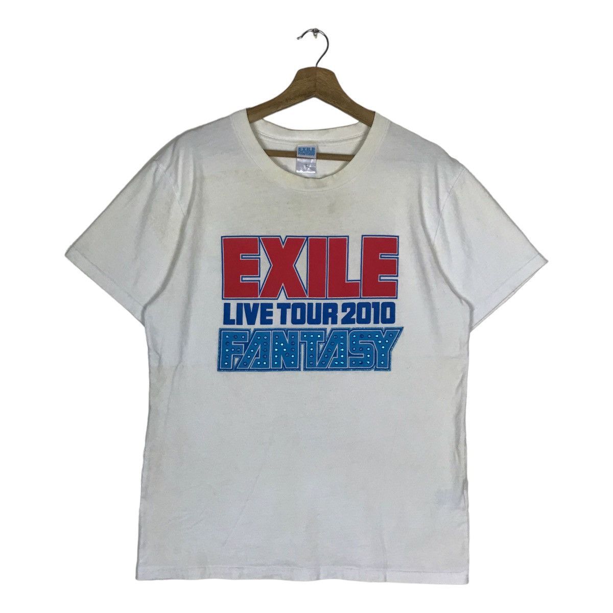 m2188 EXILE 2010 LIVE TOUR Tシャツ 白 L - メルカリ