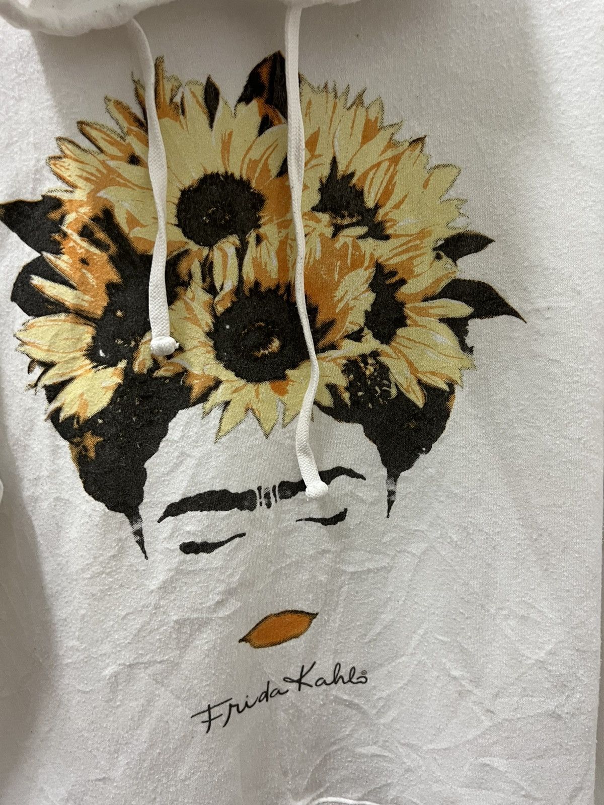 Arts & Science Frida Kahlo By Jerry White Sunflower Hoodie Sweatshirt Size US L / EU 52-54 / 3 - 7 Thumbnail
