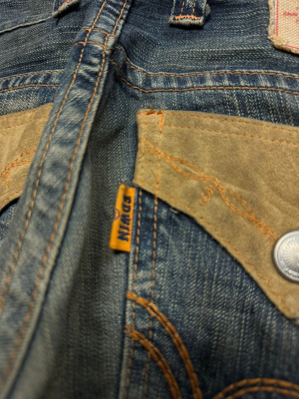 Edwin 💥Flare💥Vintage Edwin XV Insane Rusty Mudwash Bootcut Jeans Size US 29 - 18 Thumbnail